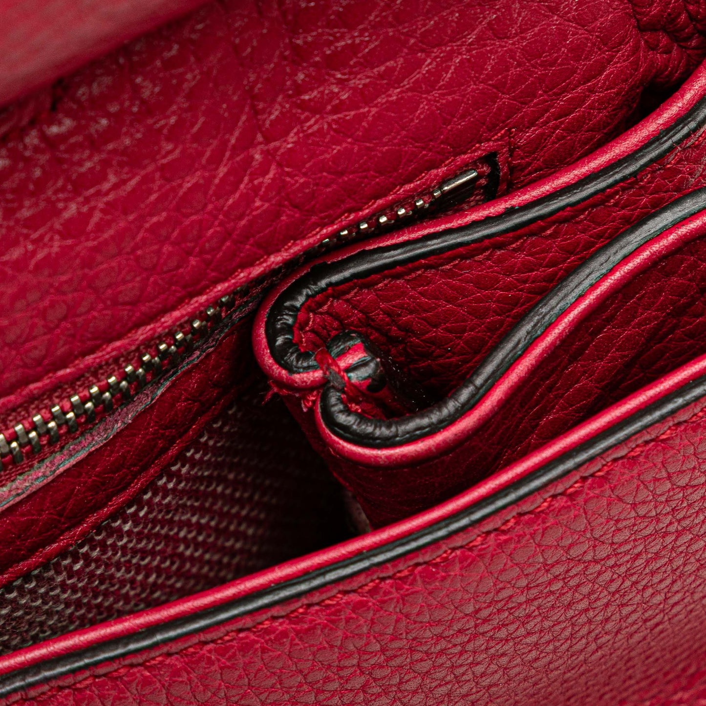 Gucci Medium Leather Bamboo Daily Satchel
