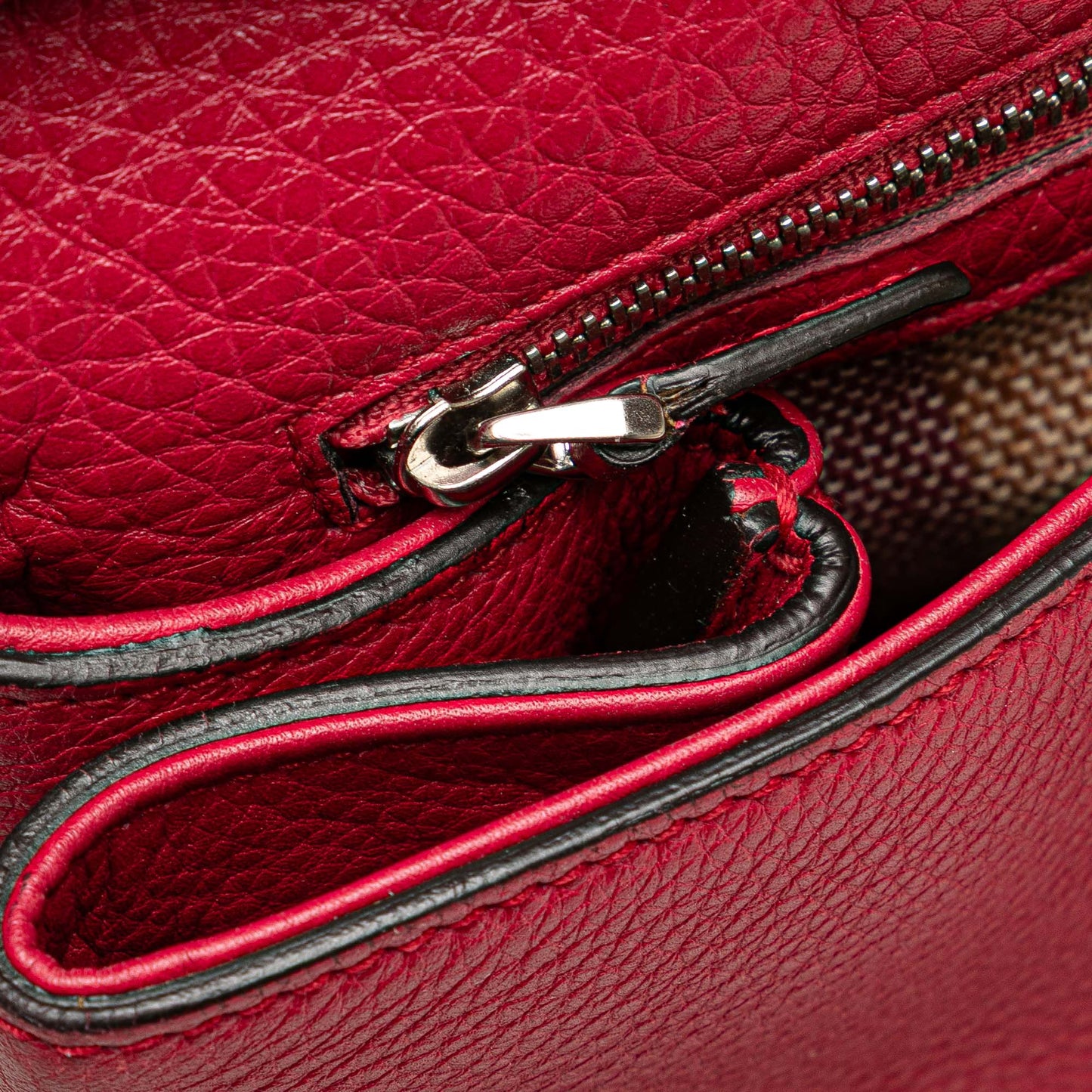 Gucci Medium Leather Bamboo Daily Satchel