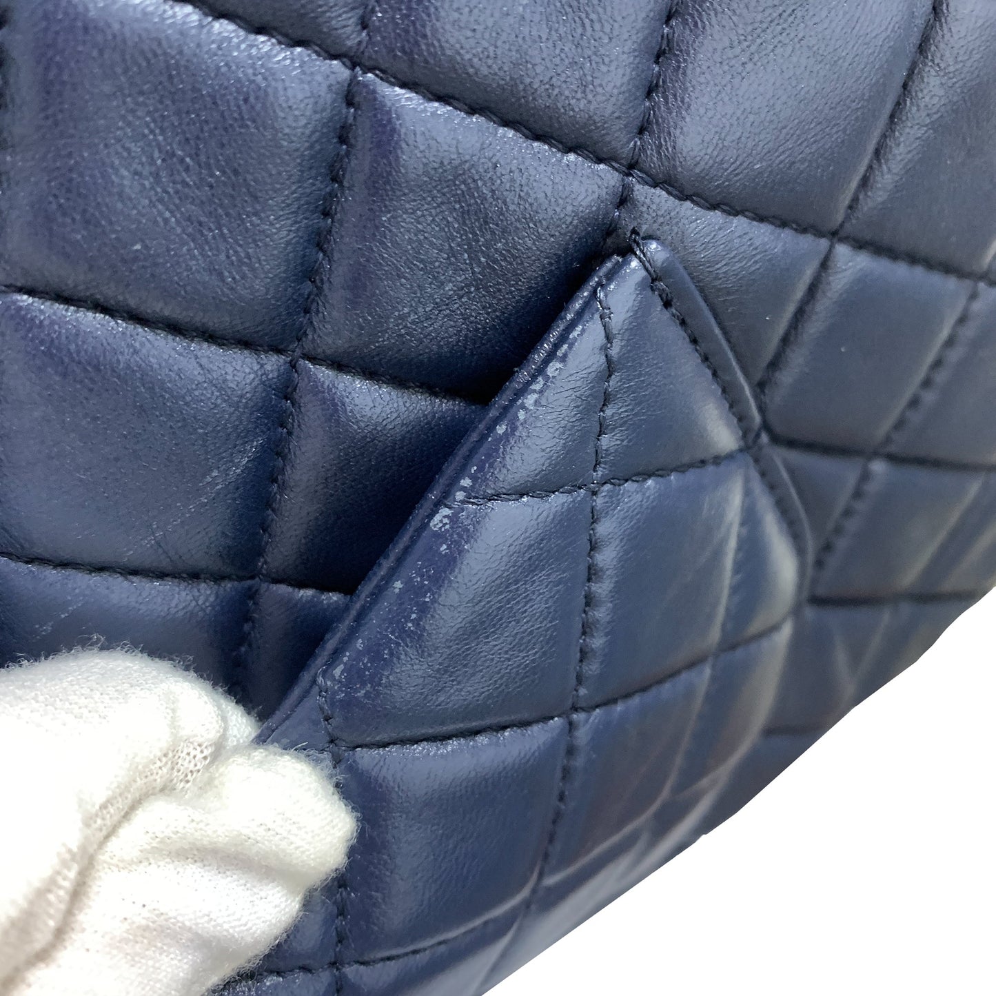 Chanel CC Quilted Lambskin Double Flap