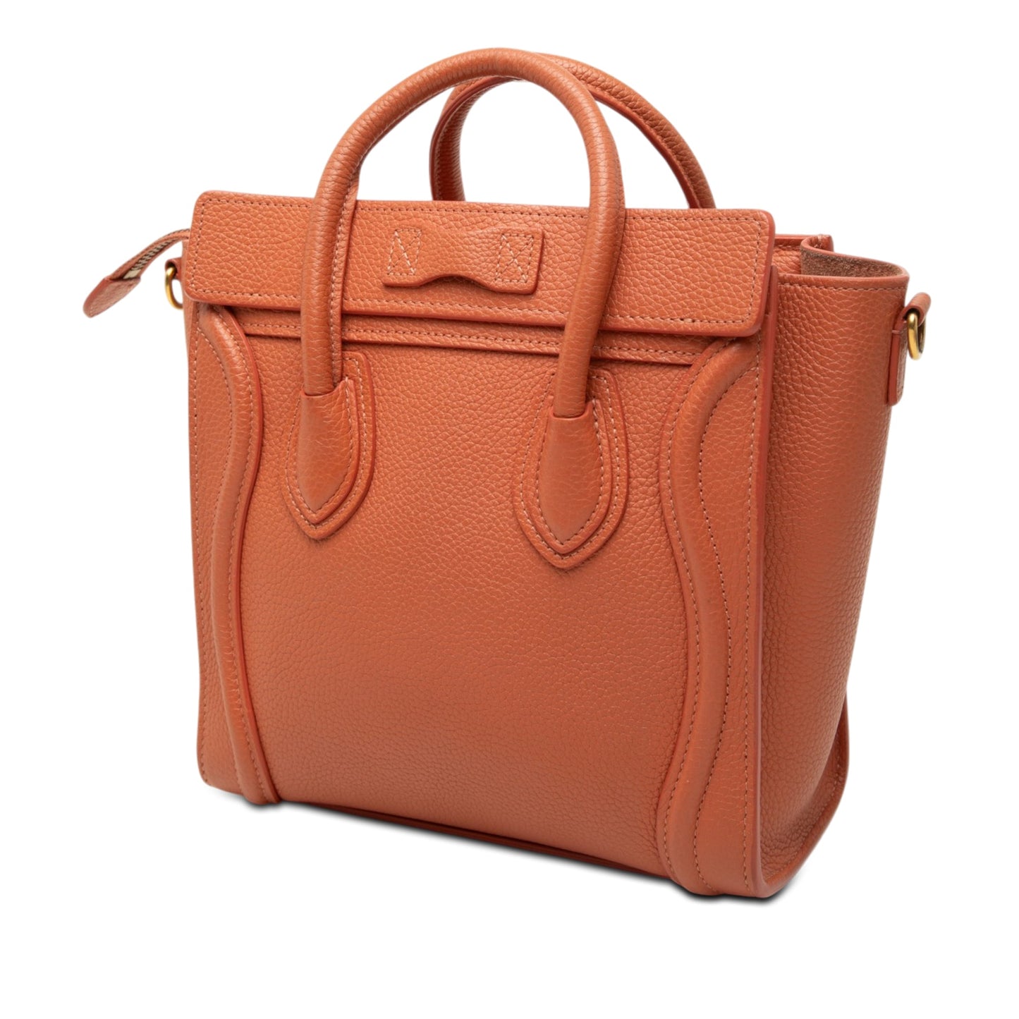 Celine Nano Leather Luggage Tote