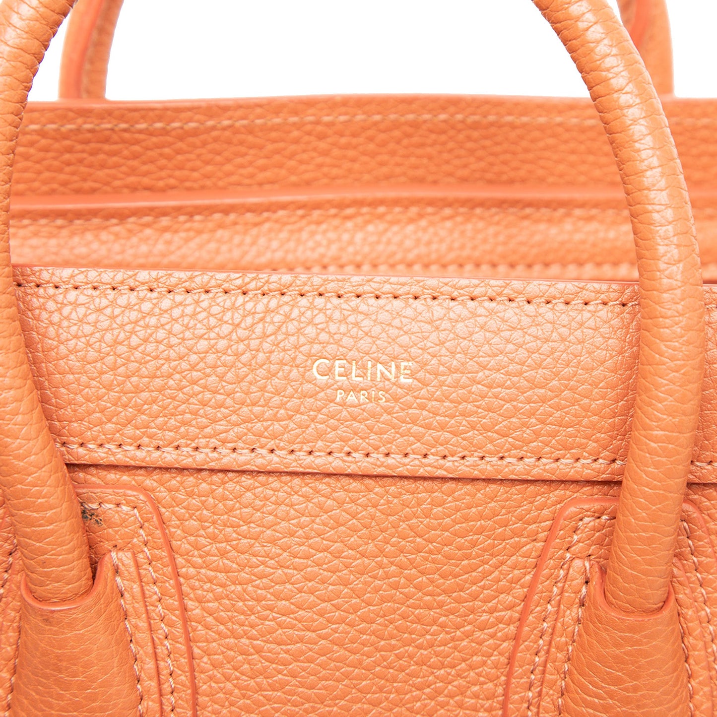 Celine Nano Leather Luggage Tote