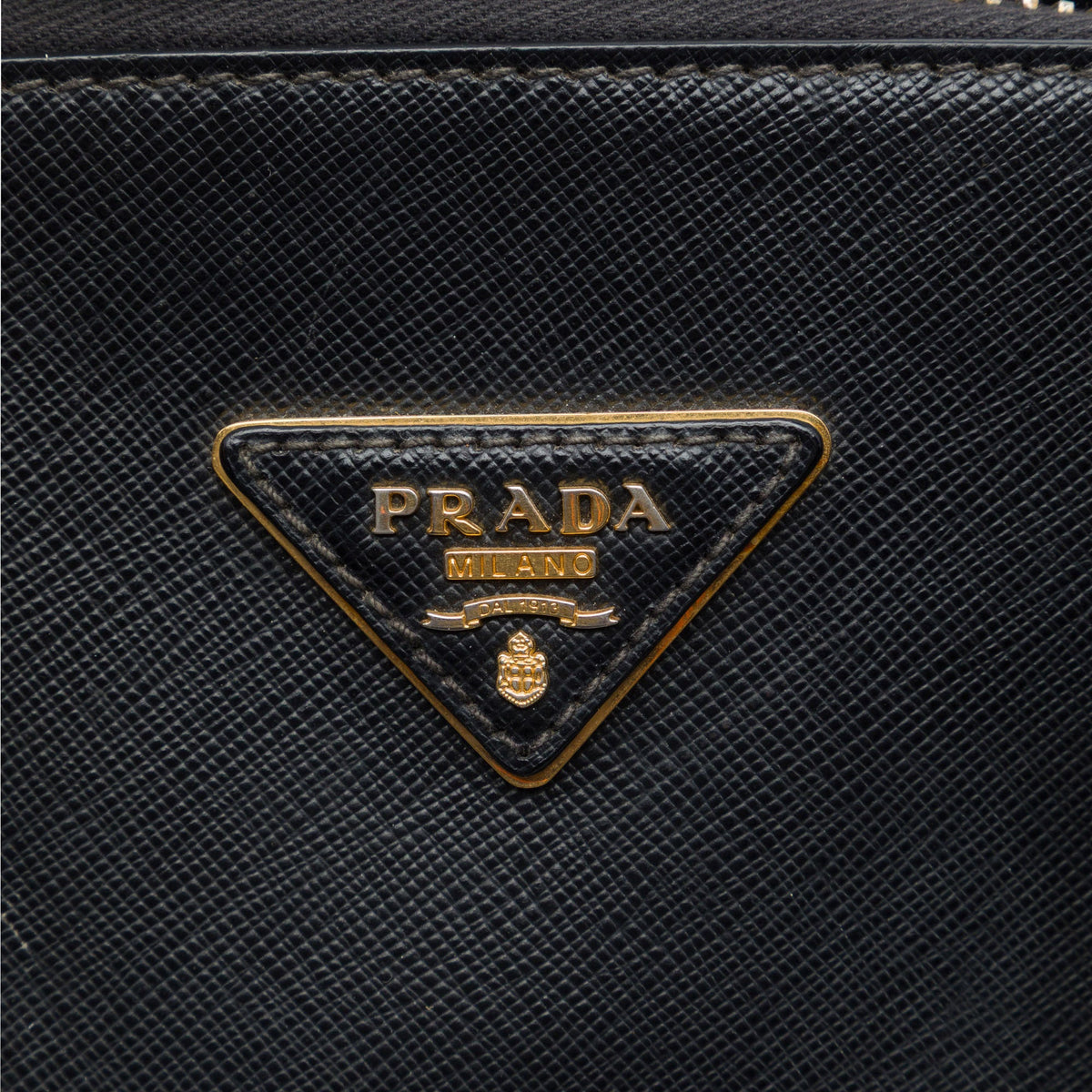 Prada Medium Saffiano Lux Promenade Satchel