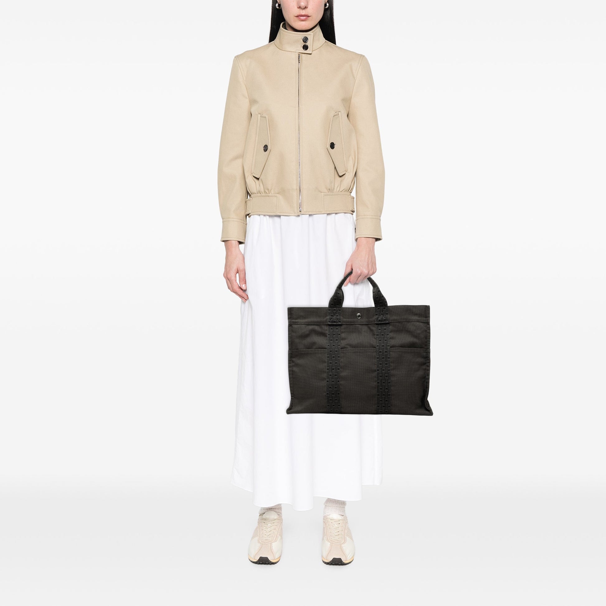 Hermès Canvas Herline GM