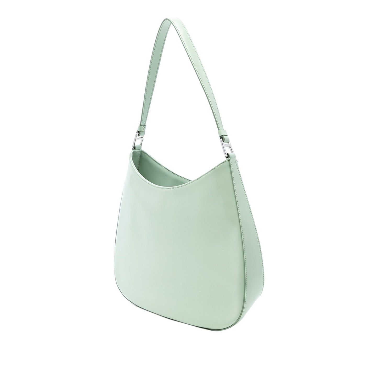 Prada Spazzolato Leather Cleo Shoulder Bag