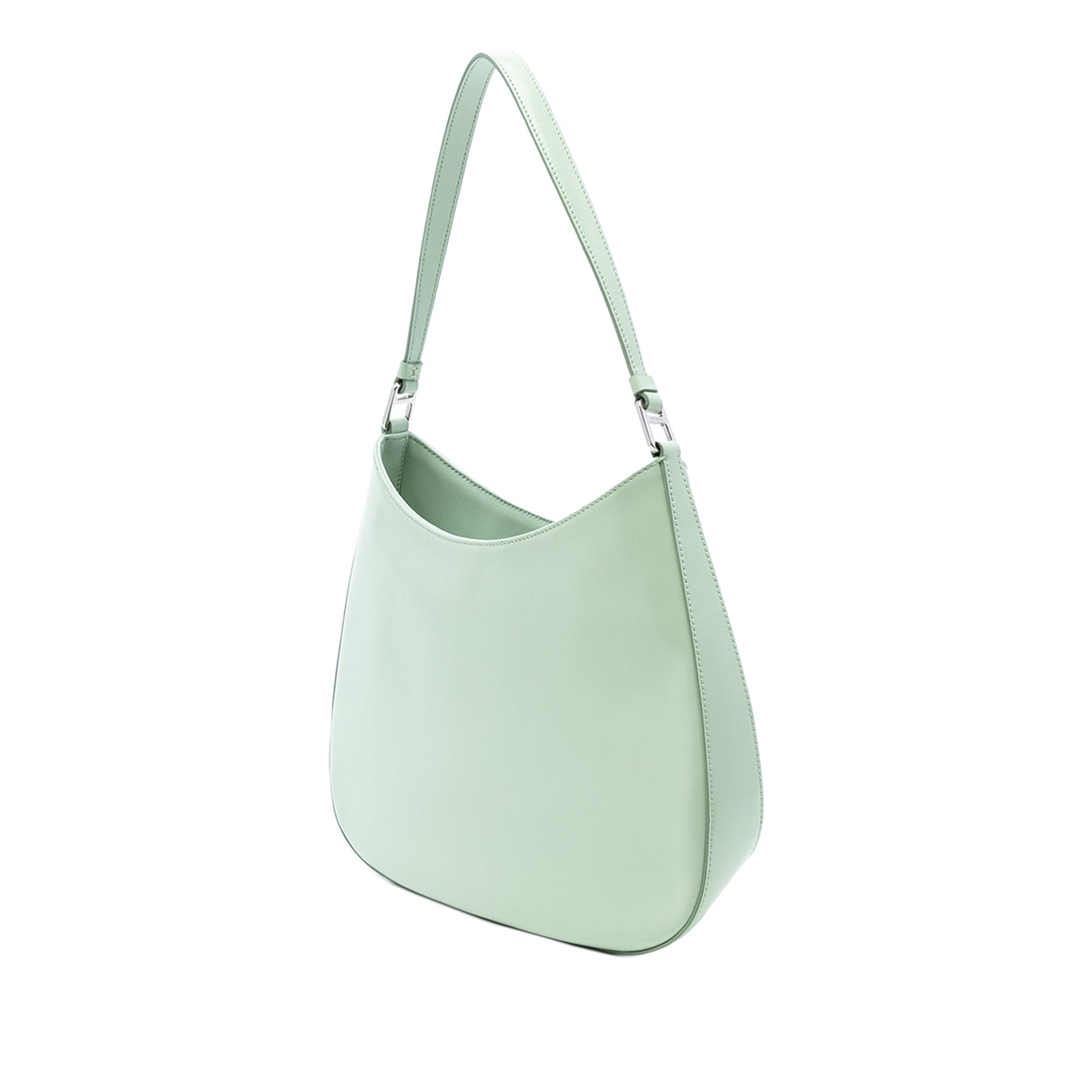 Prada Spazzolato Leather Cleo Shoulder Bag