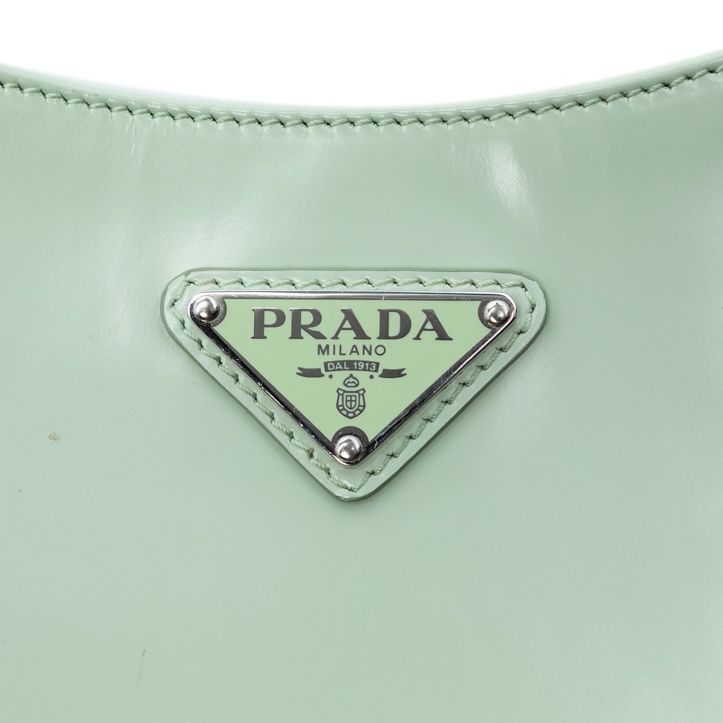 Prada Spazzolato Leather Cleo Shoulder Bag