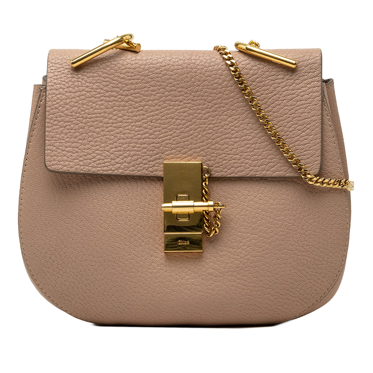 Chloé Small Grained Lambskin Drew Crossbody