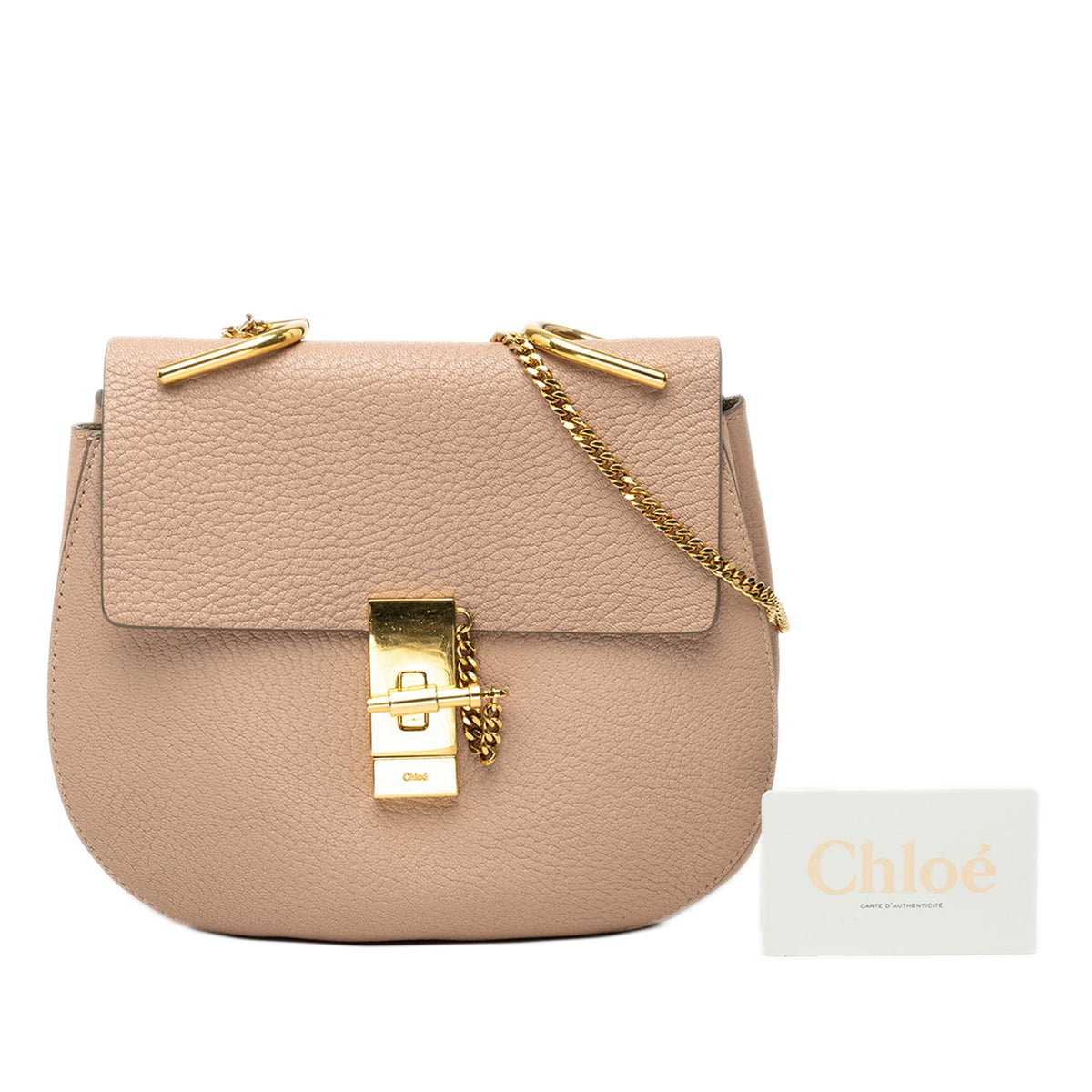 Chloé Small Grained Lambskin Drew Crossbody