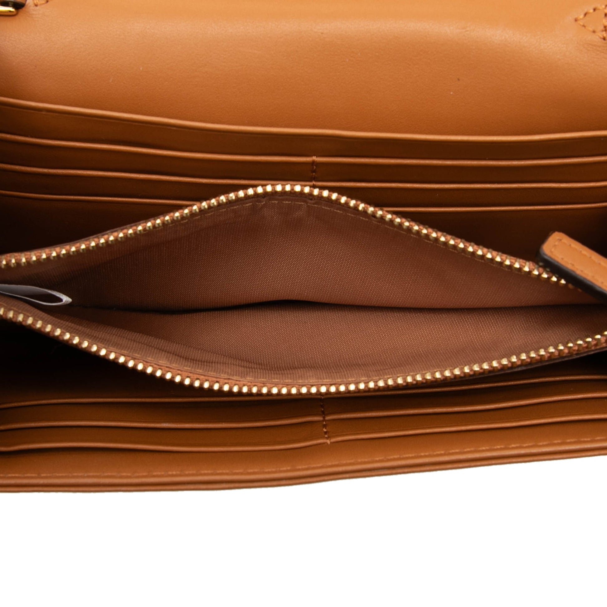 MCM Visetos Coated Canvas Patricia Wallet on Chain