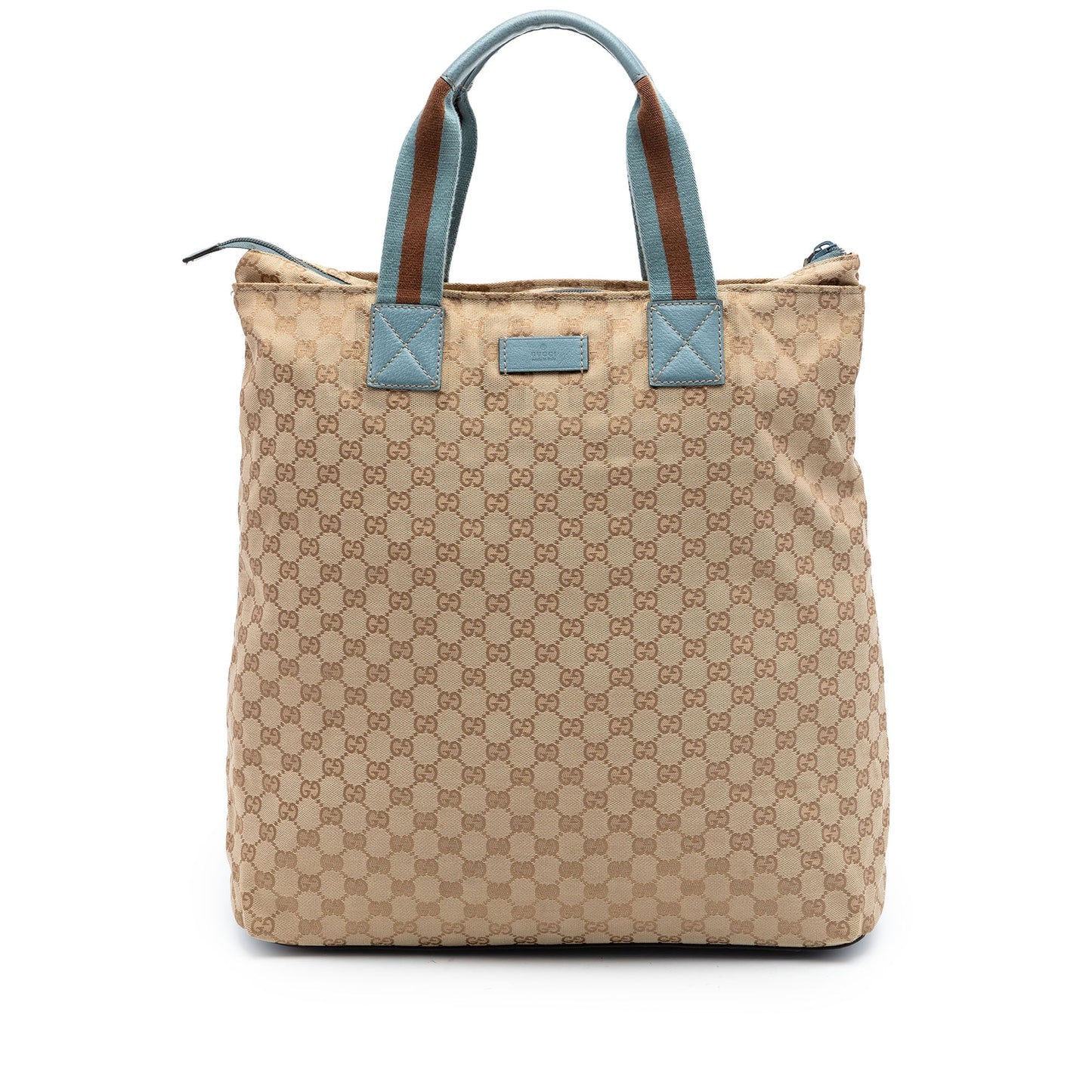Gucci GG Canvas Web Vertical Tote