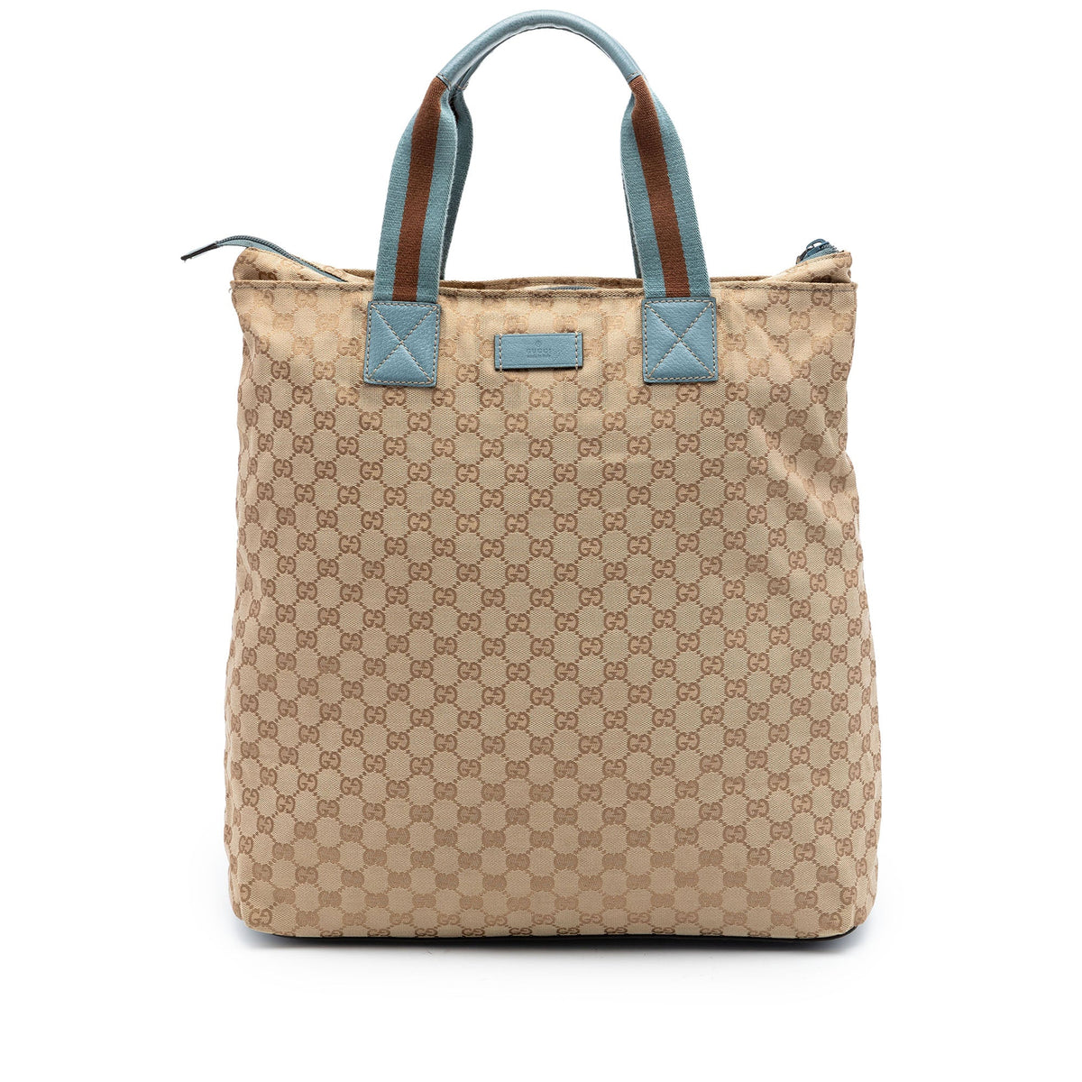 Gucci GG Canvas Web Vertical Tote