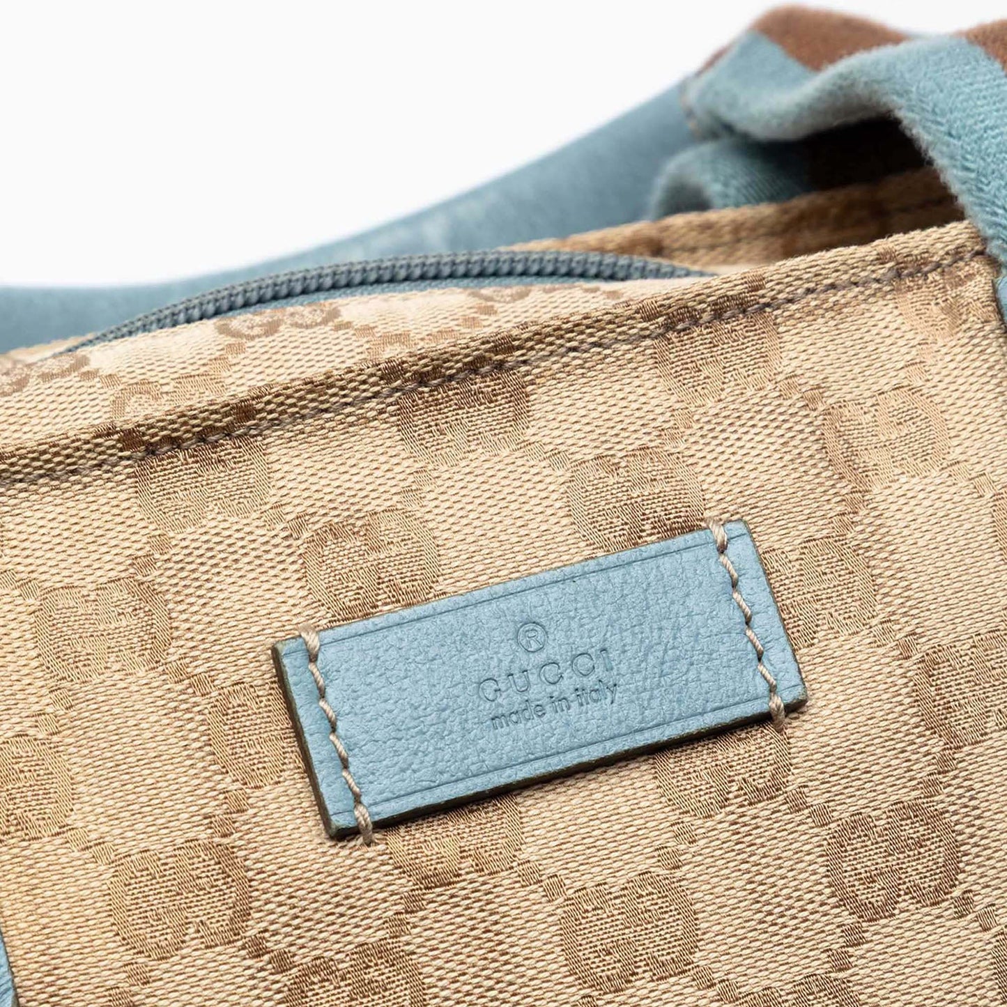 Gucci GG Canvas Web Vertical Tote