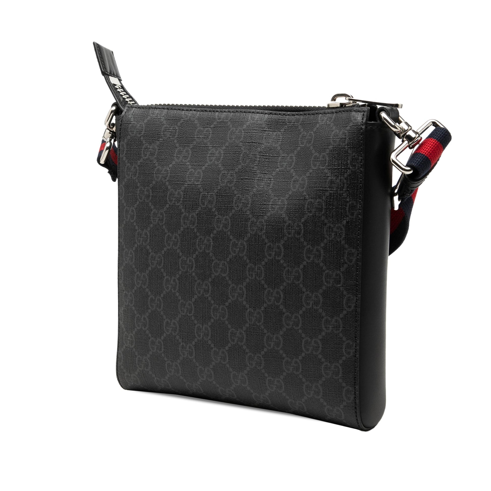 Gucci Small GG Supreme Web Messenger Bag