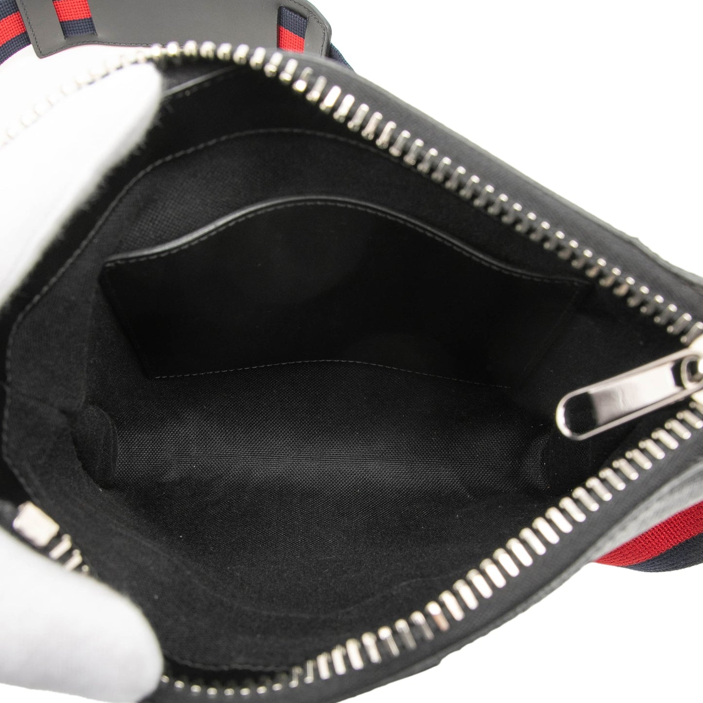 Gucci Small GG Supreme Web Messenger Bag