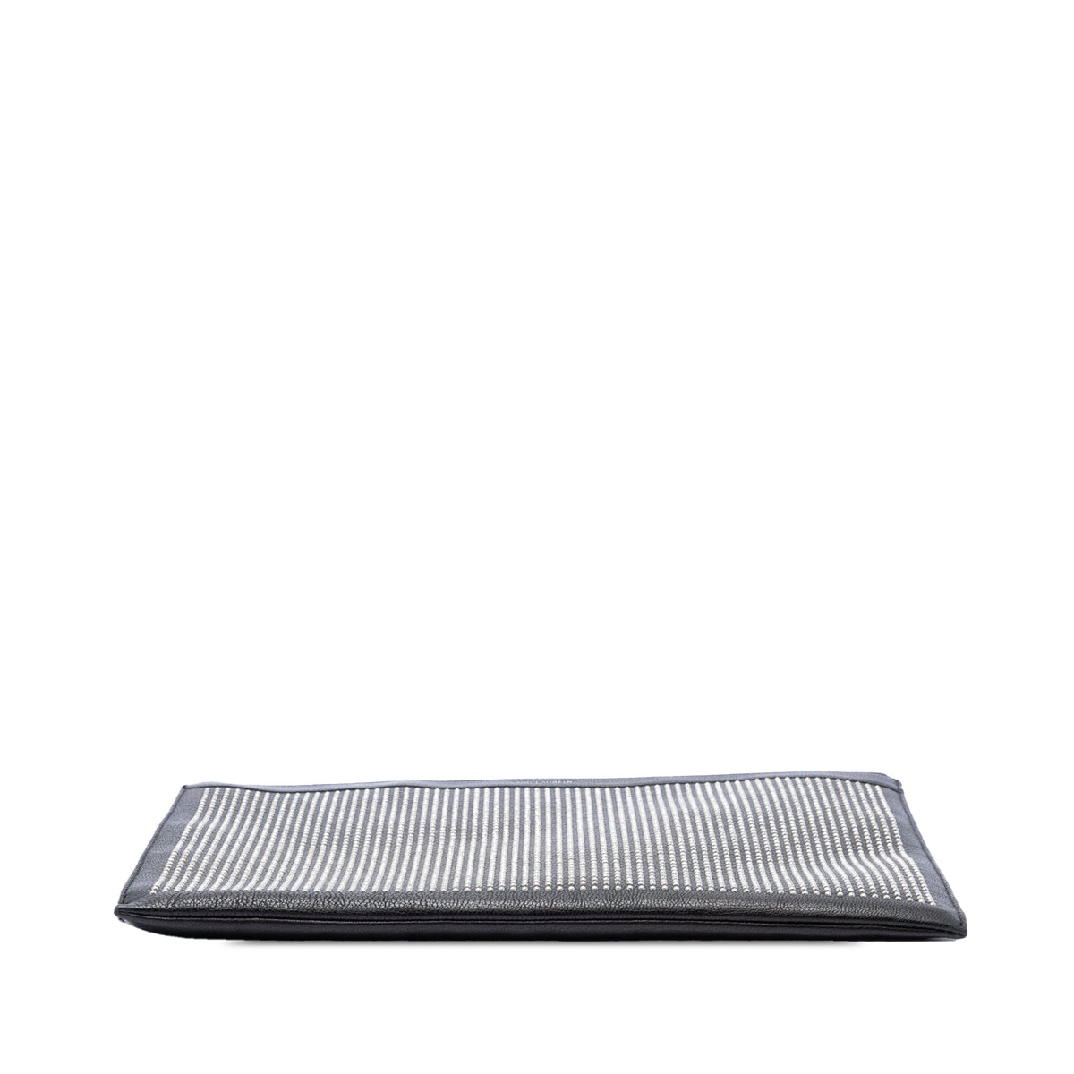 Saint Laurent Studded Leather Clutch — Black