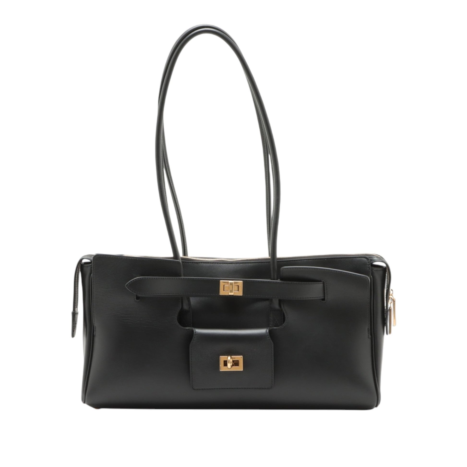 Balenciaga Leather Bel Air Shoulder Bag