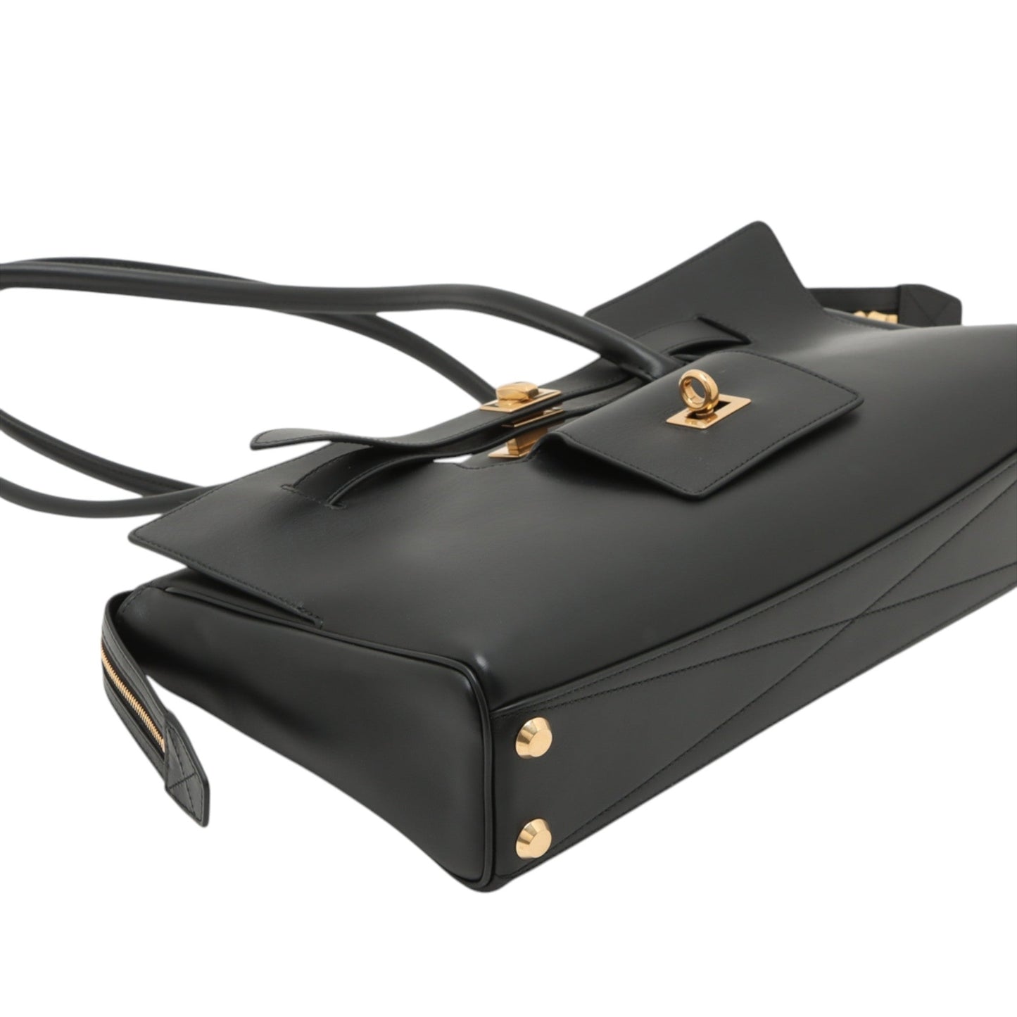 Balenciaga Leather Bel Air Shoulder Bag