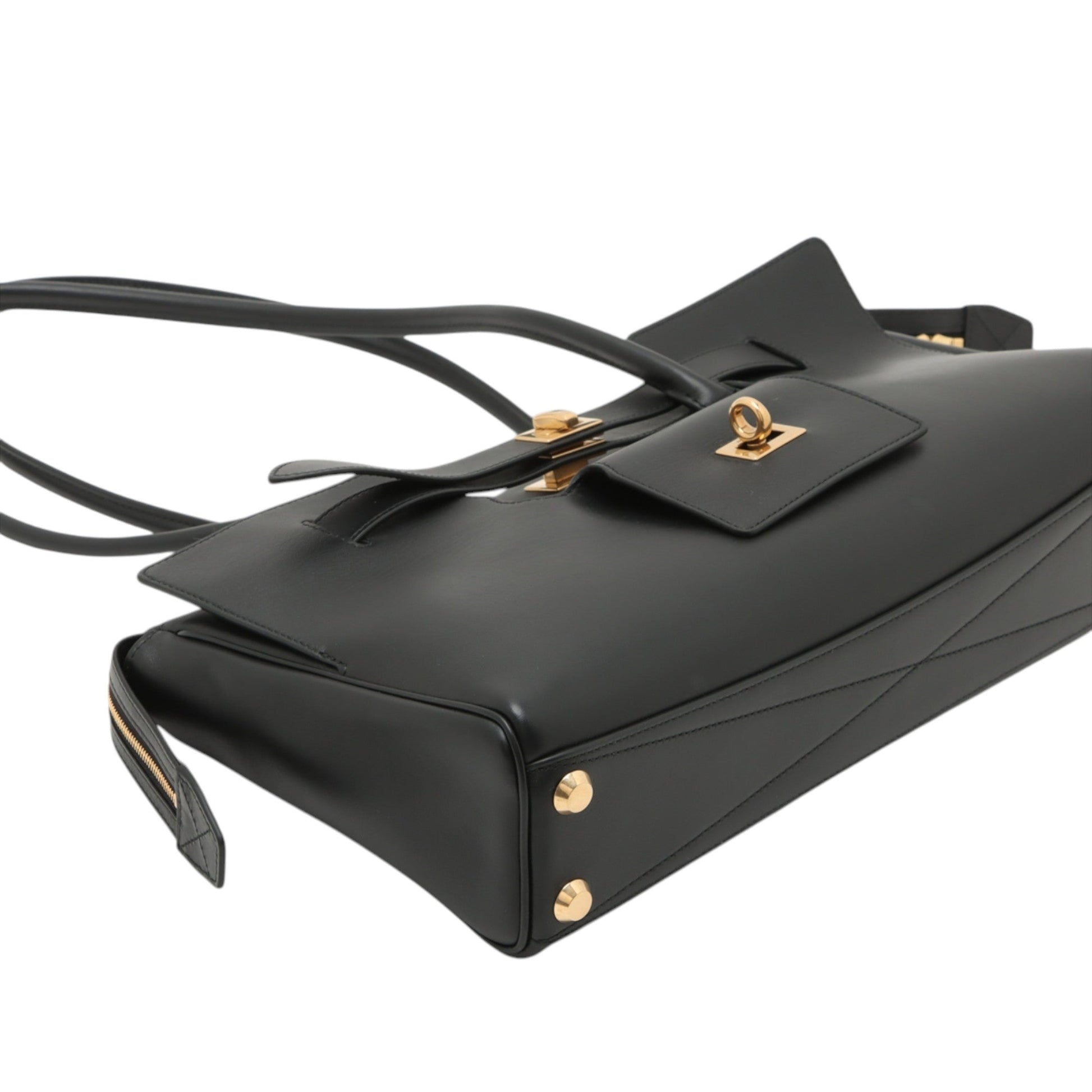 Balenciaga Leather Bel Air Shoulder Bag