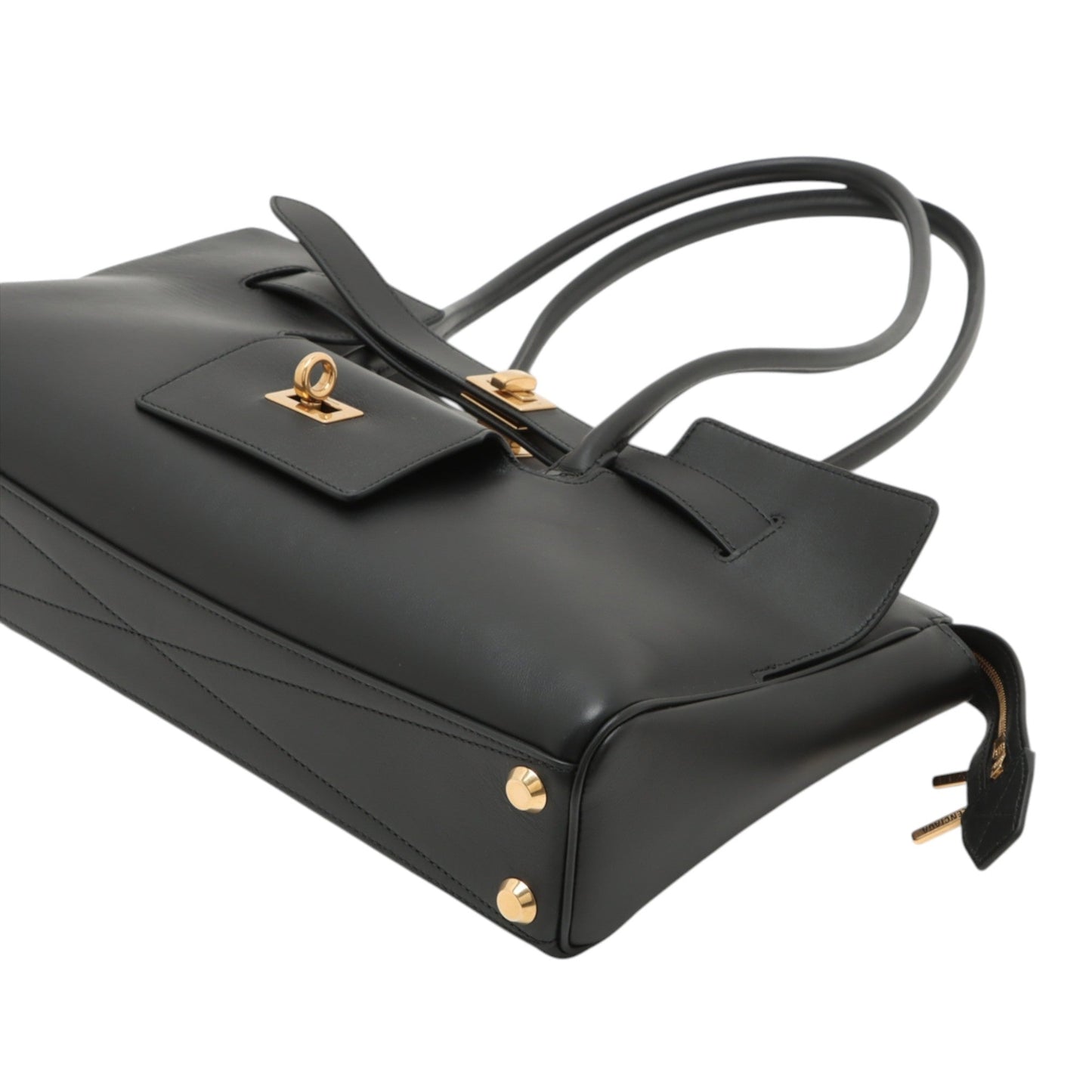Balenciaga Leather Bel Air Shoulder Bag