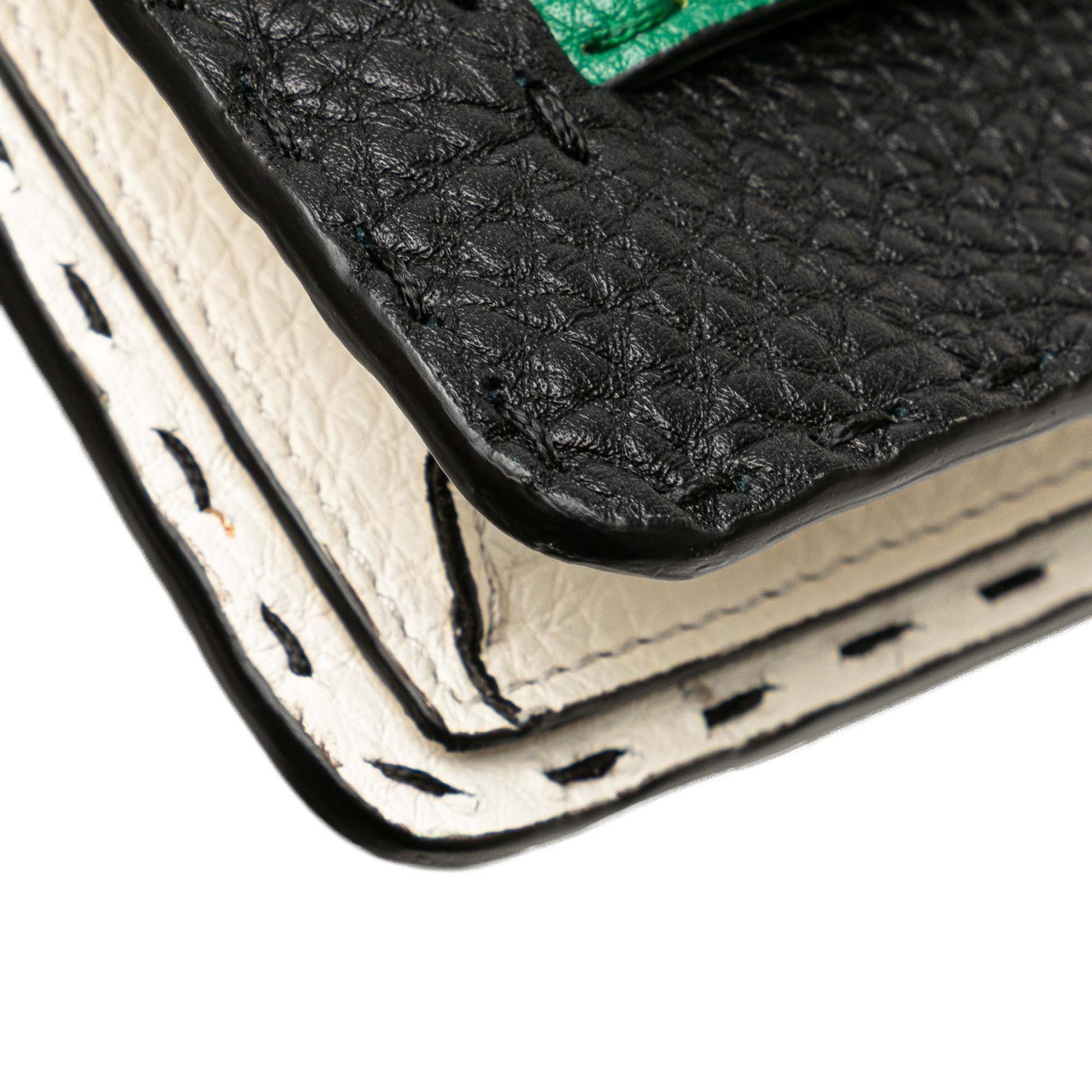 Fendi Leather Selleria Clutch
