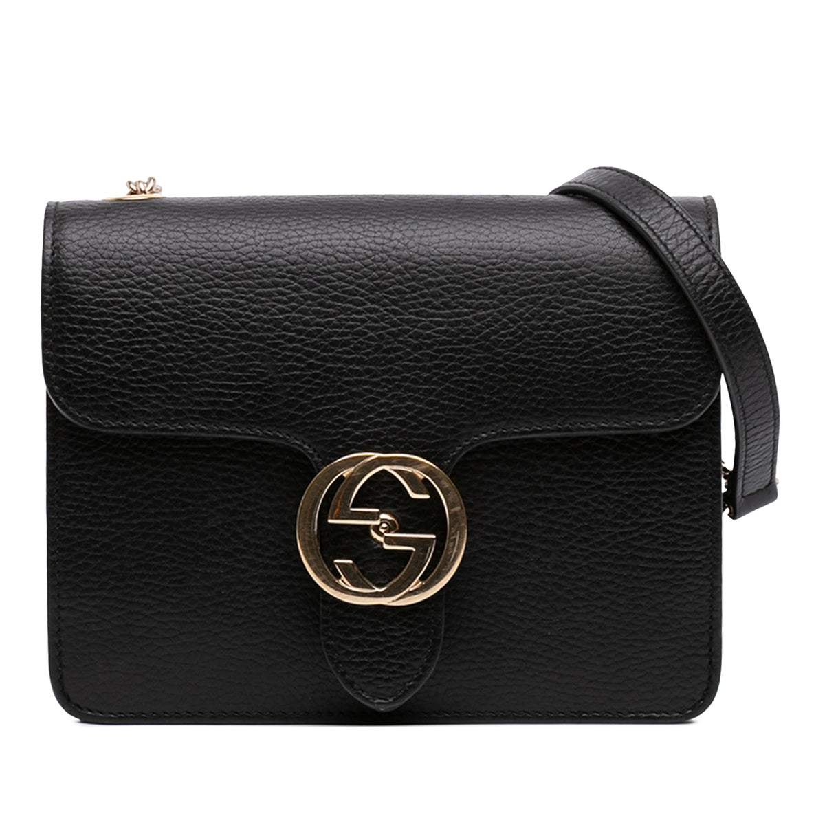 Gucci Small Dollar Calfskin Interlocking G Crossbody