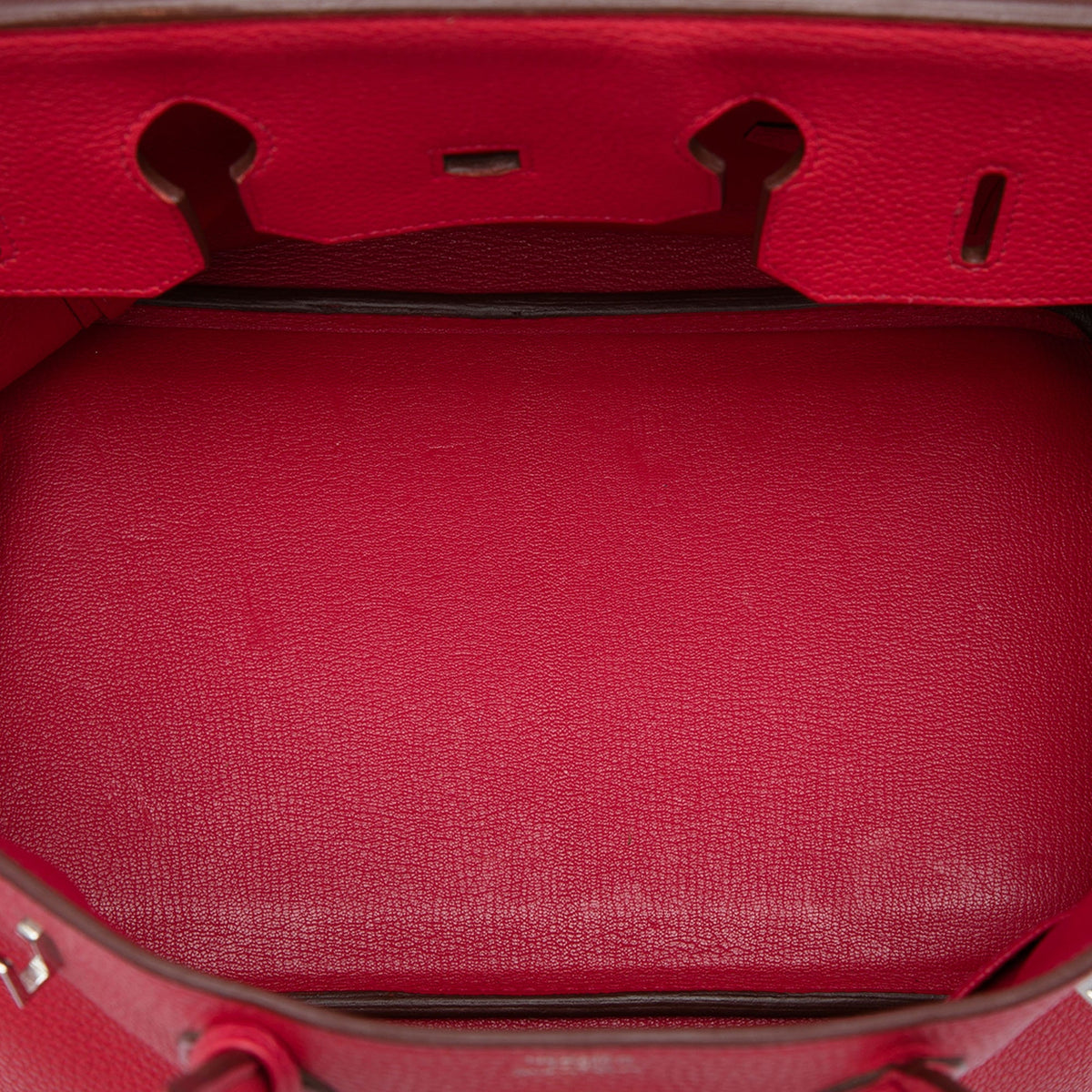 Hermès Clemence Birkin Retourne 35 — Red