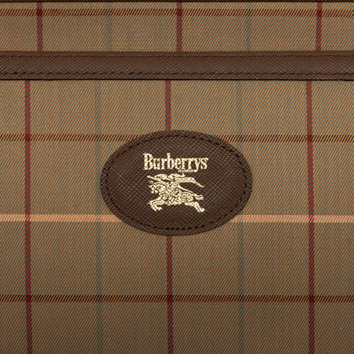 Burberry Vintage Check Canvas Clutch
