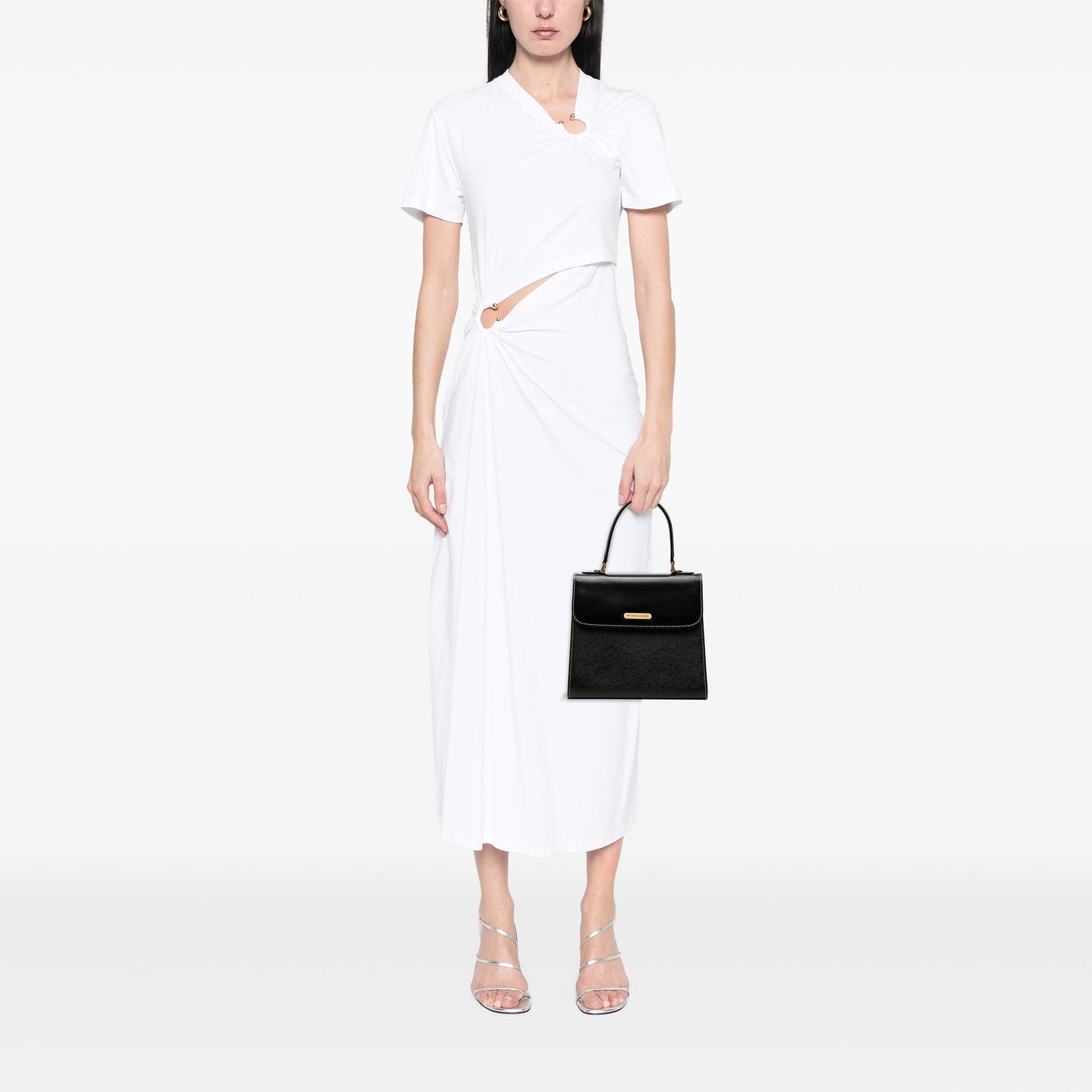 Burberry Leather Top Handle Bag