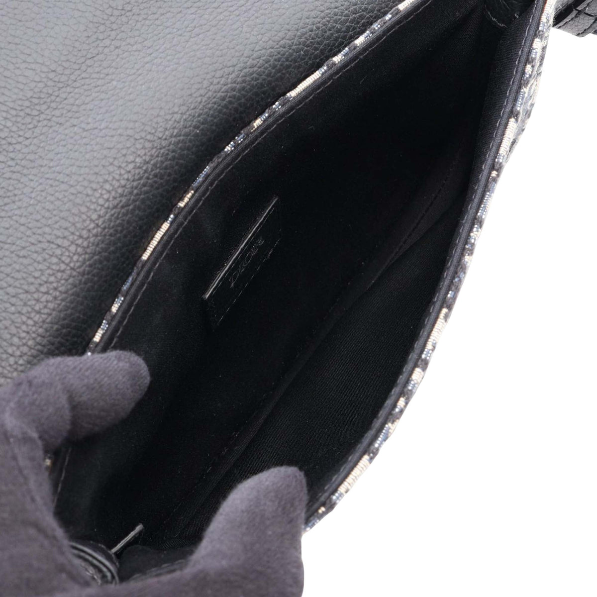 Dior Oblique Canvas Saddle Messenger Bag
