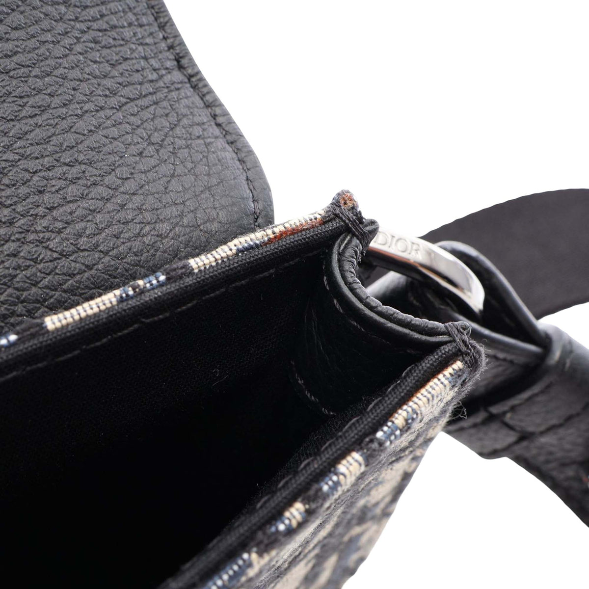 Dior Oblique Canvas Saddle Messenger Bag
