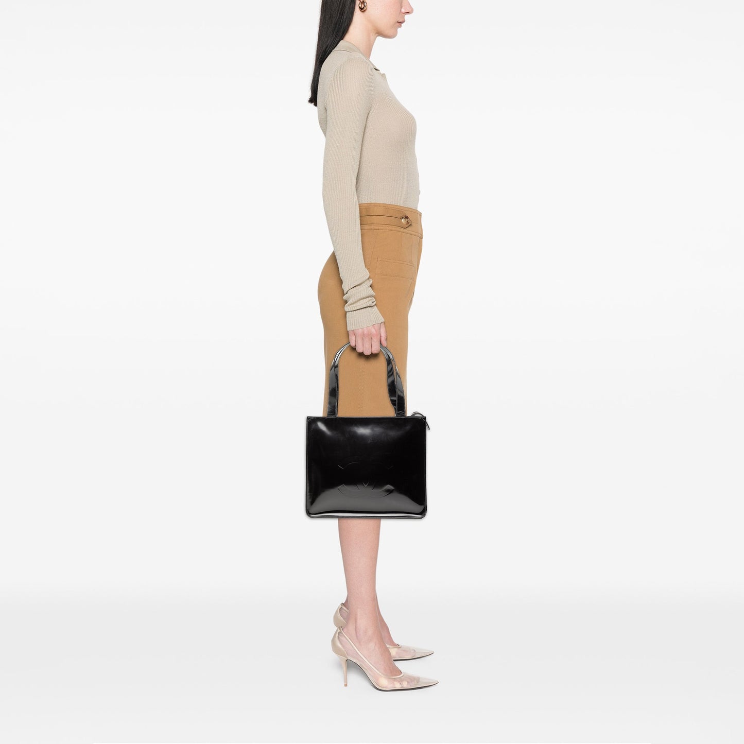 Chanel CC Patent Tote