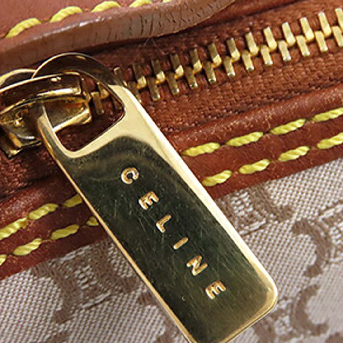 Celine Macadam Canvas Shoulder Bag
