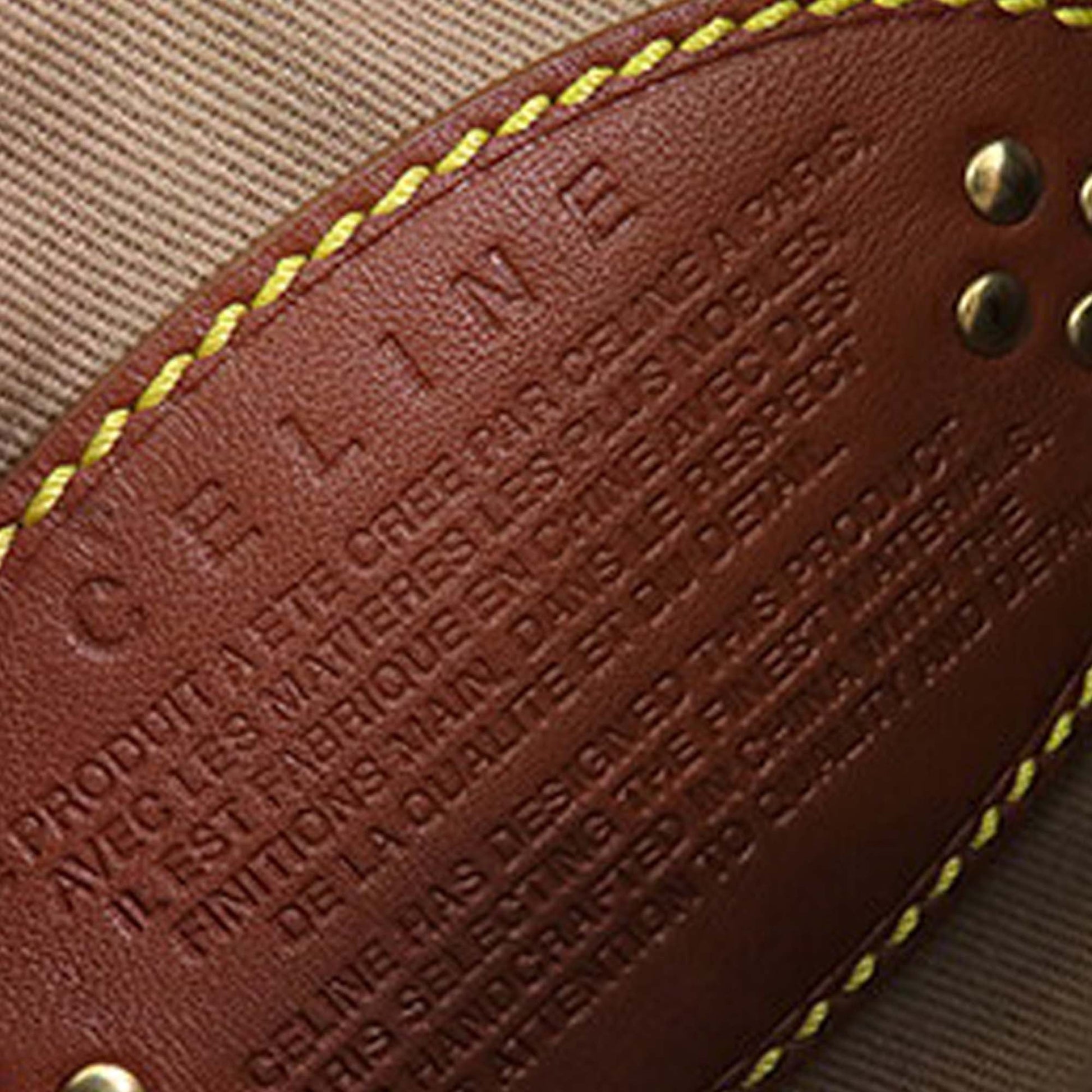 Celine Macadam Canvas Shoulder Bag