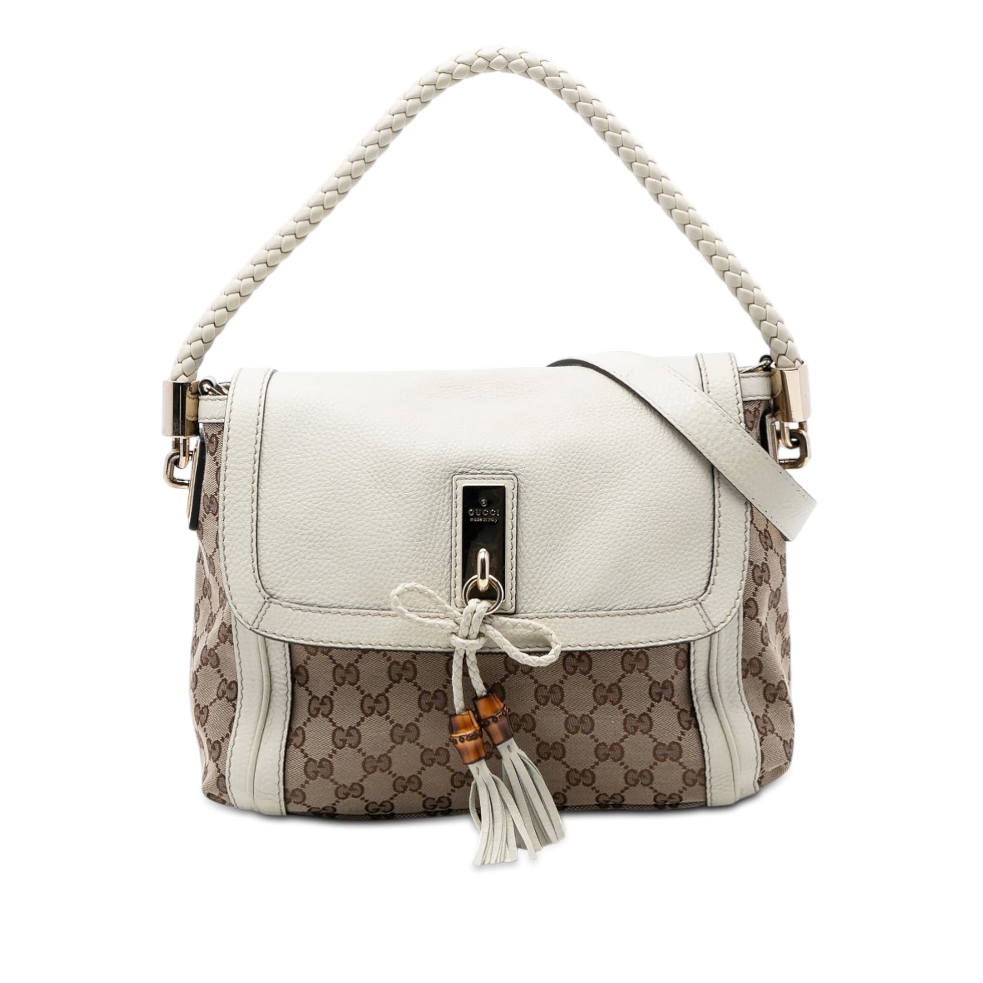 Gucci GG Canvas Bella Flap Satchel