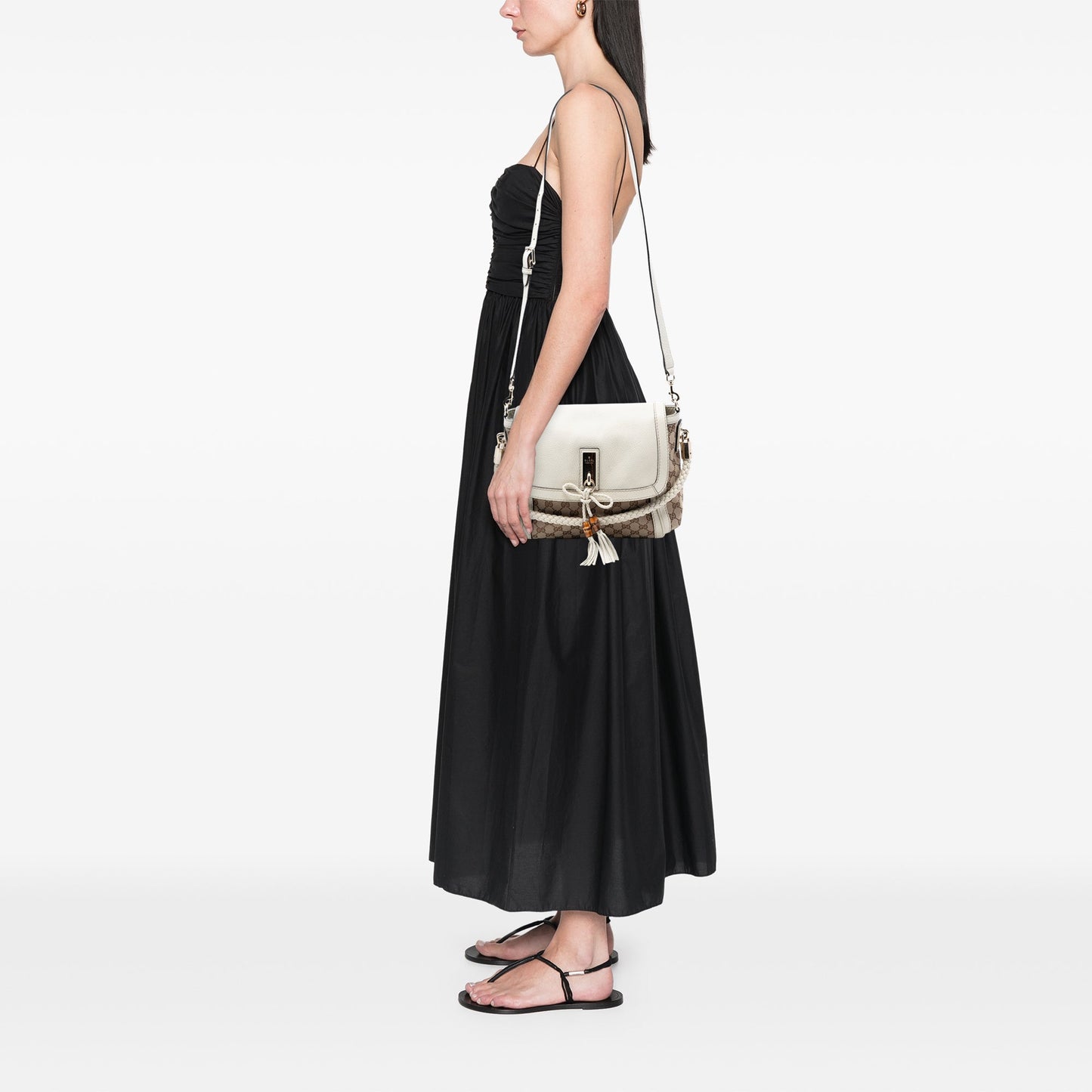 Gucci GG Canvas Bella Flap Satchel