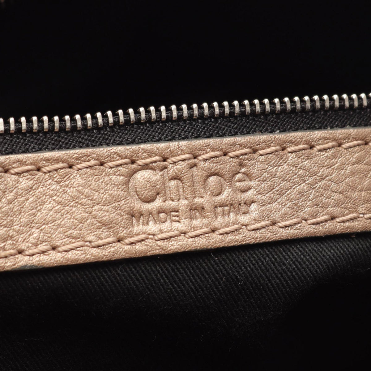 Chloé Metallic Leather Paddington — Gold