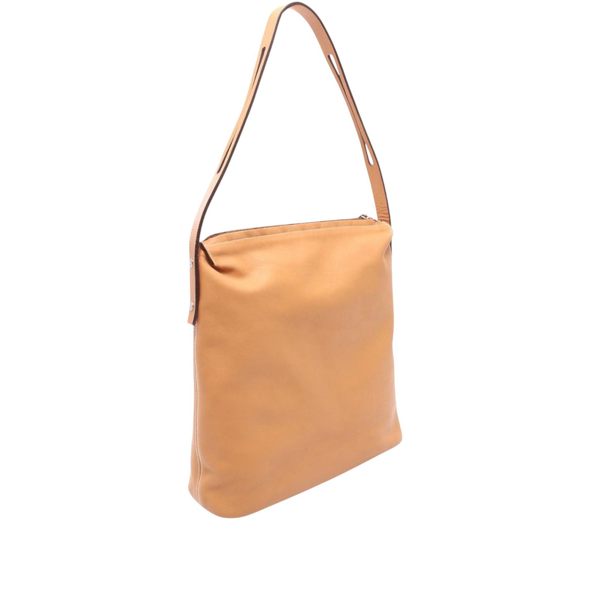 LOEWE Leather Shoulder Bag — Beige