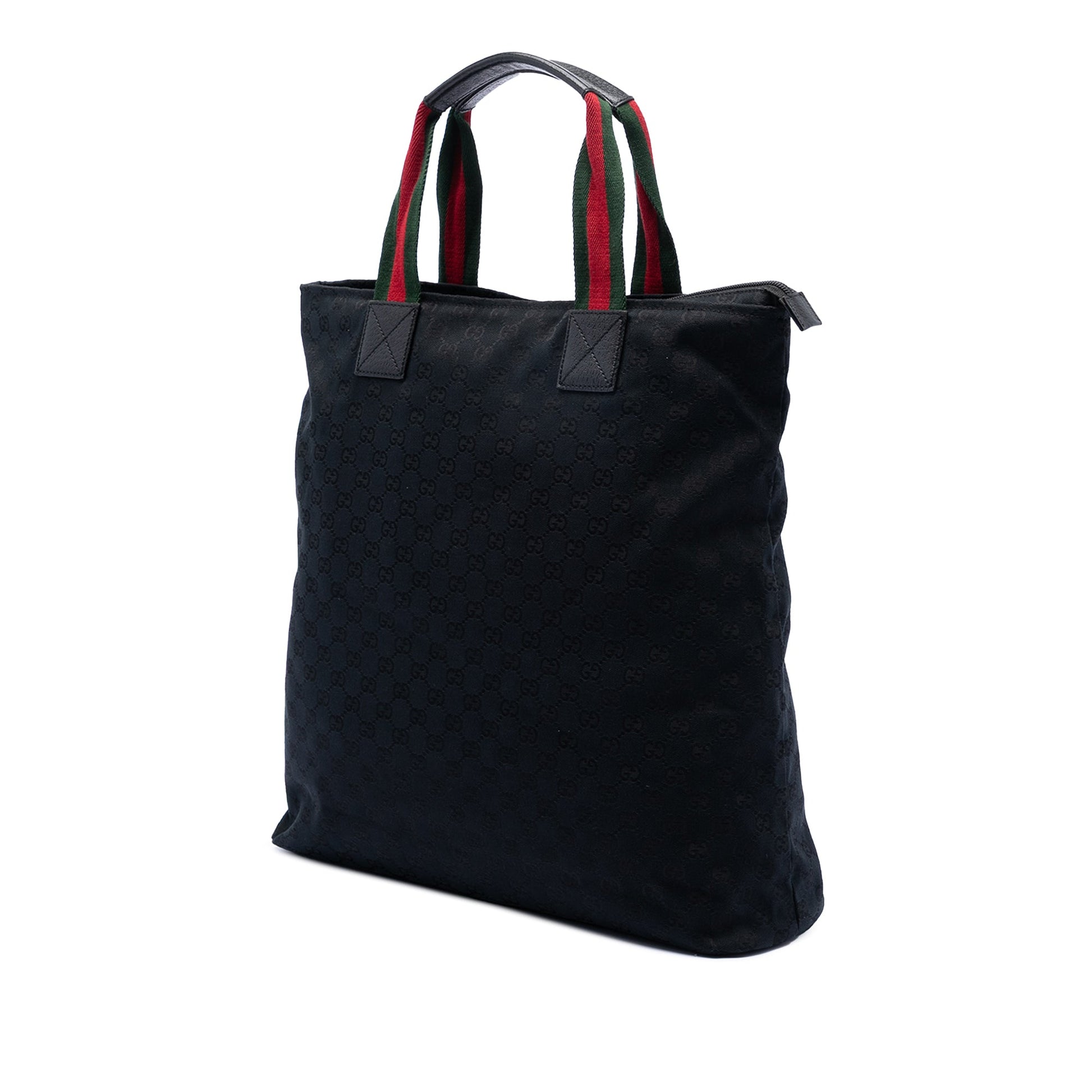 Gucci GG Canvas Web Vertical Tote