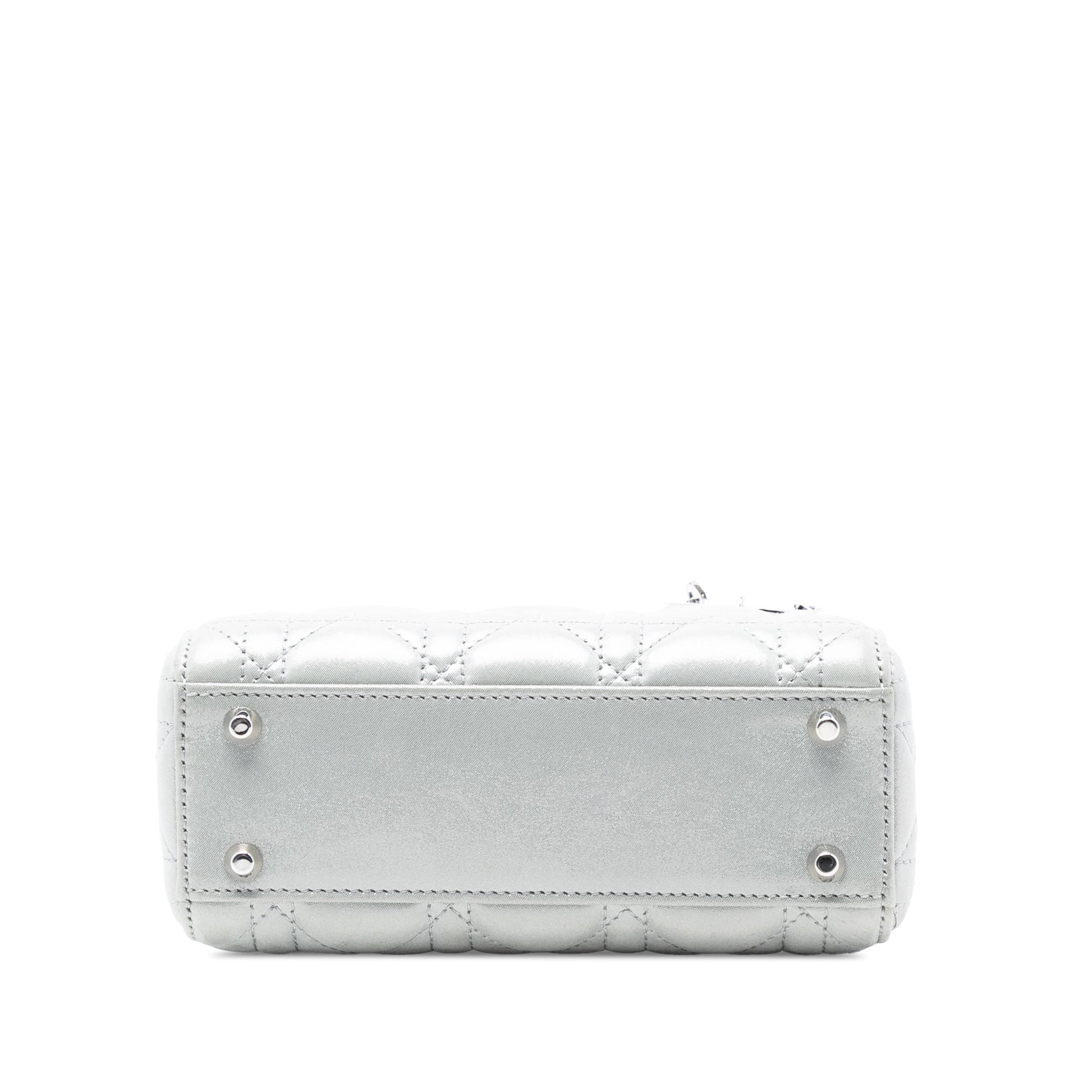 Dior Mini Iridescent Lambskin Cannage Lady Dior