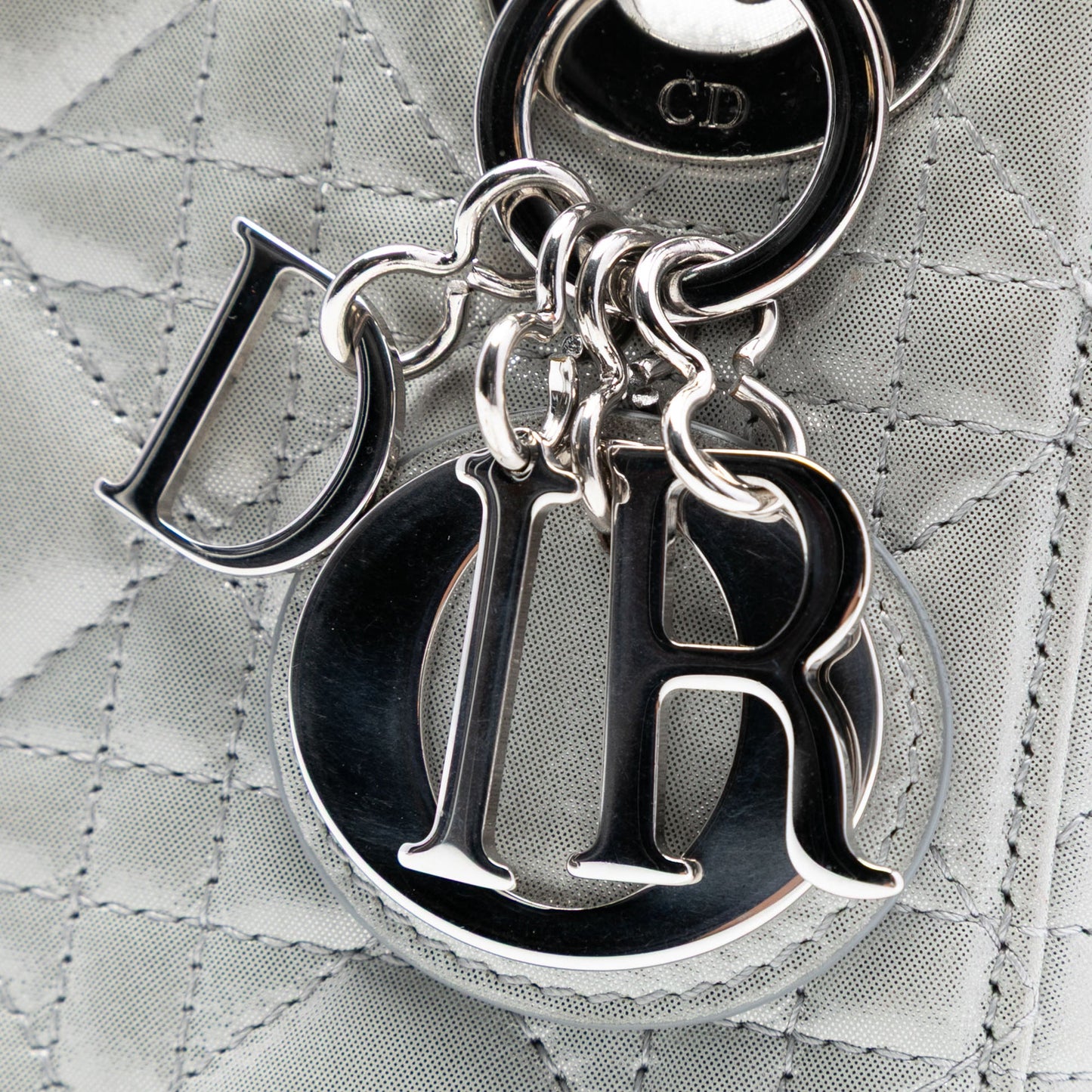 Dior Mini Iridescent Lambskin Cannage Lady Dior