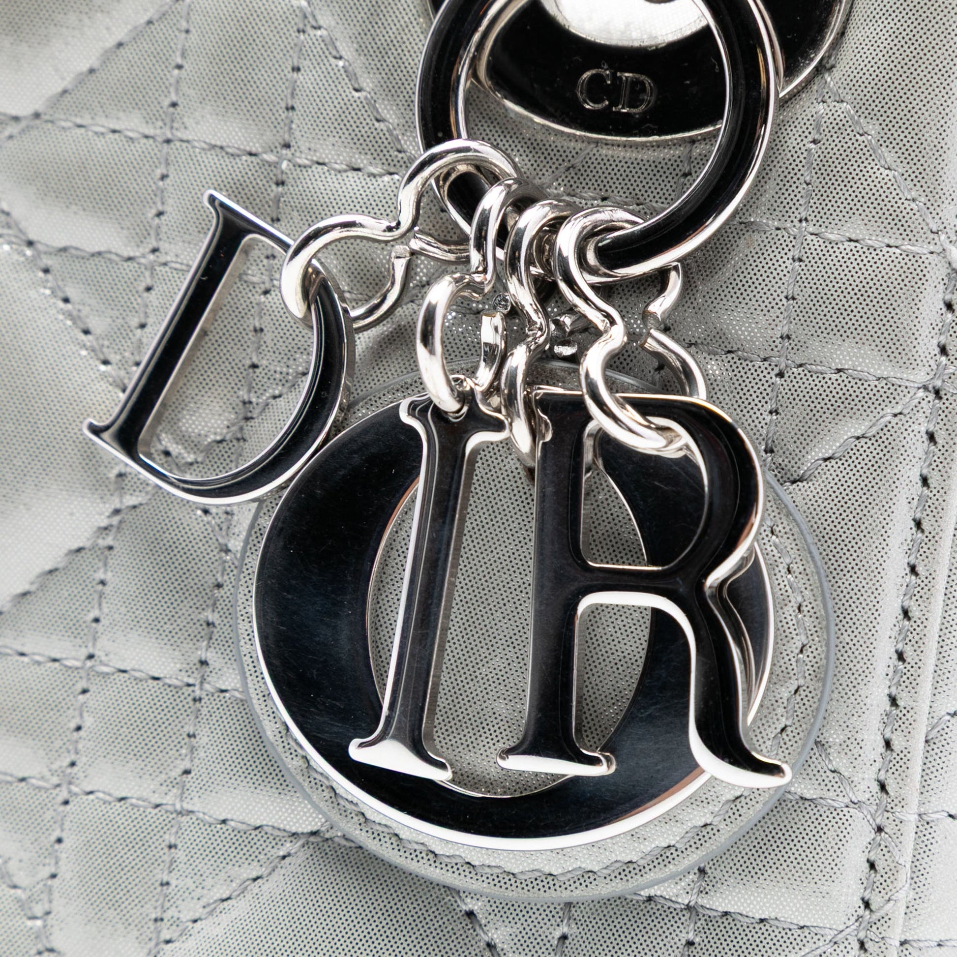 Dior Mini Iridescent Lambskin Cannage Lady Dior