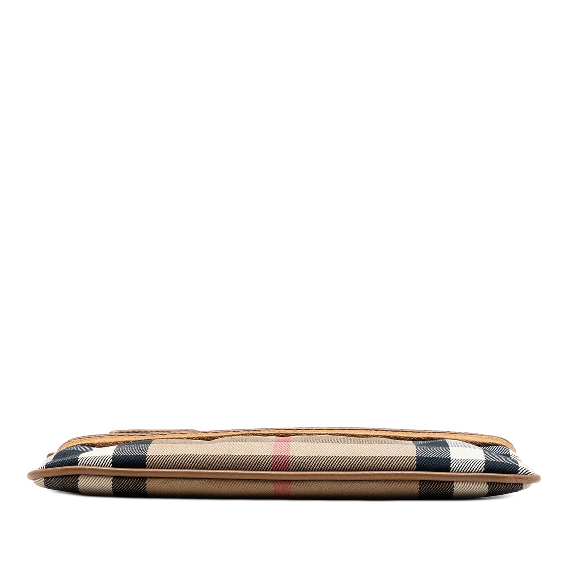 Burberry House Check Canvas Wristlet Clutch