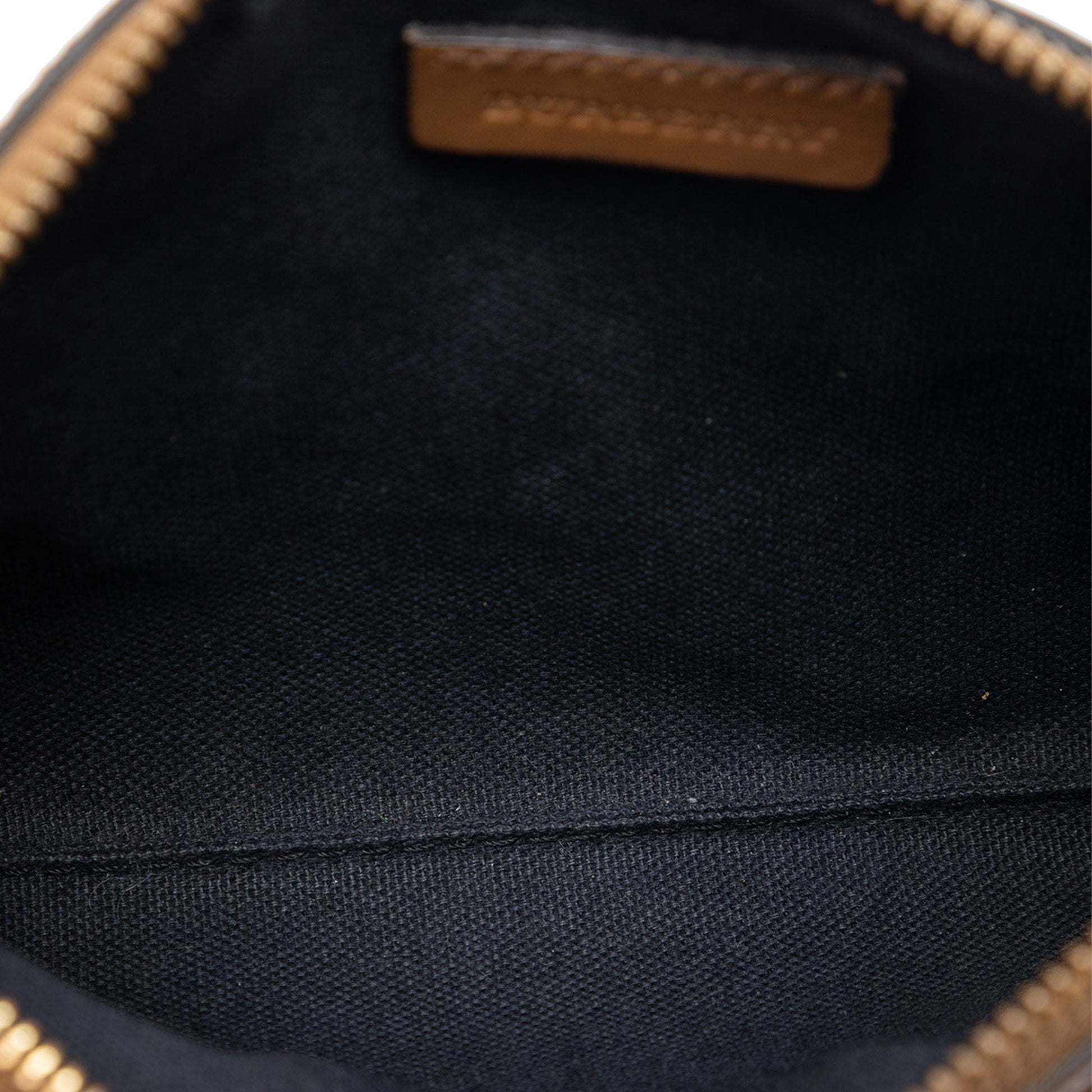 Burberry House Check Canvas Wristlet Clutch