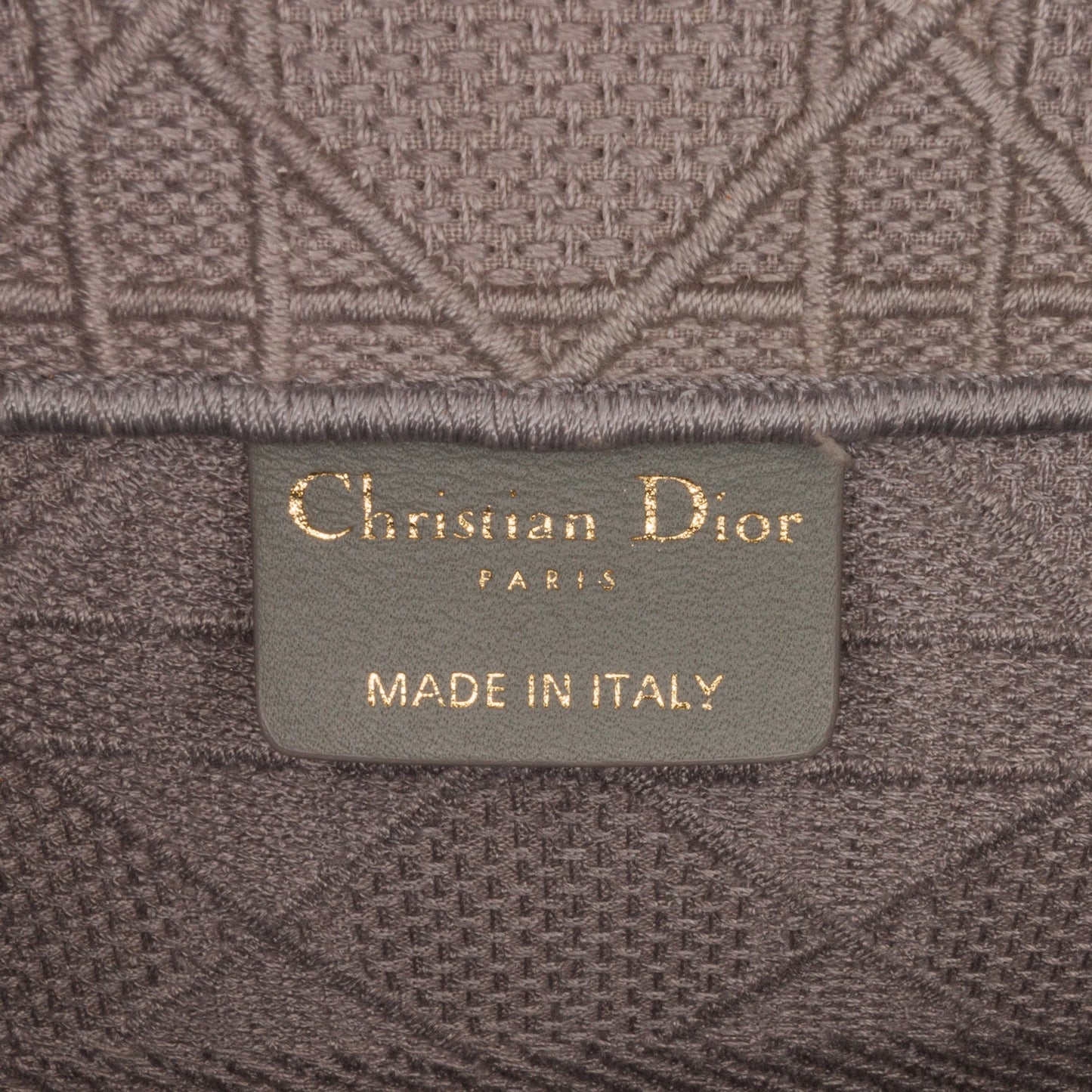 Dior Medium Cannage Embroidered Book Tote