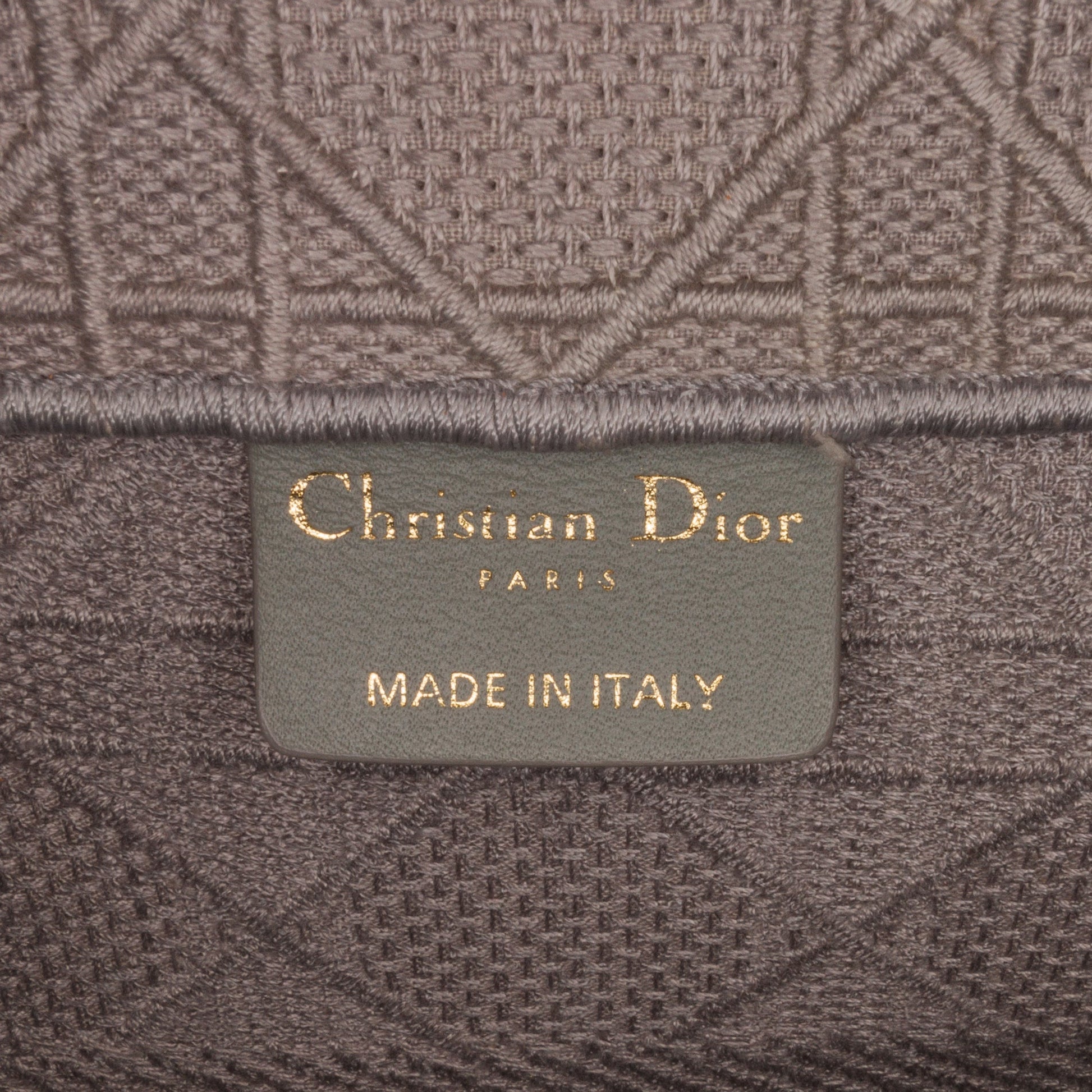 Dior Medium Cannage Embroidered Book Tote