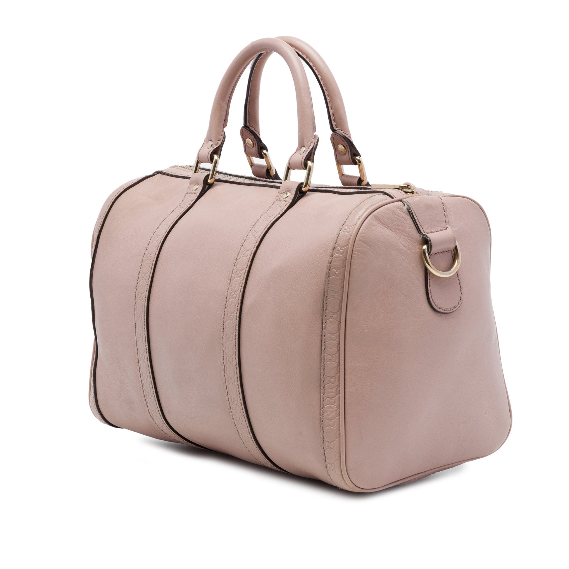Gucci Medium Microguccissima Trimmed Calfskin Joy Boston Bag