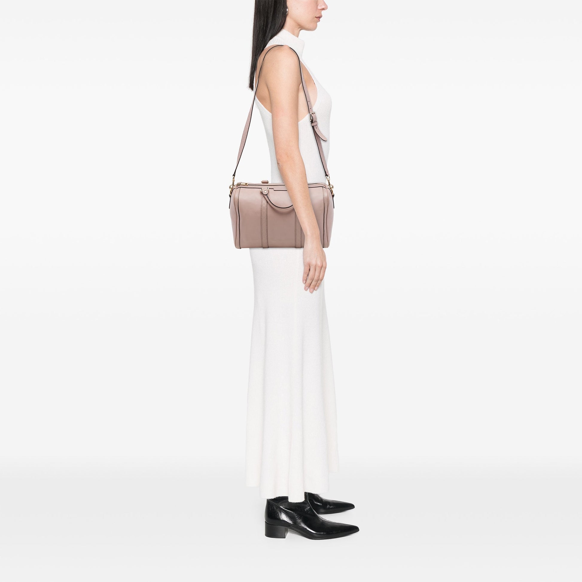 Gucci Medium Microguccissima Trimmed Calfskin Joy Boston Bag