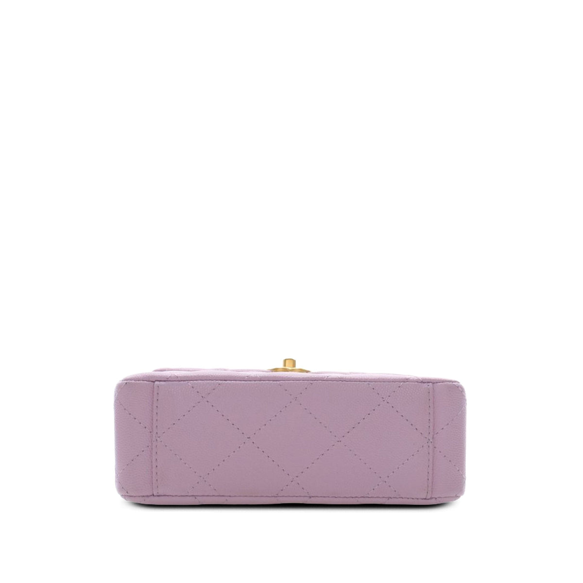 Chanel Mini Quilted Caviar 31 Rue Cambon Top Handle Bag — Purple
