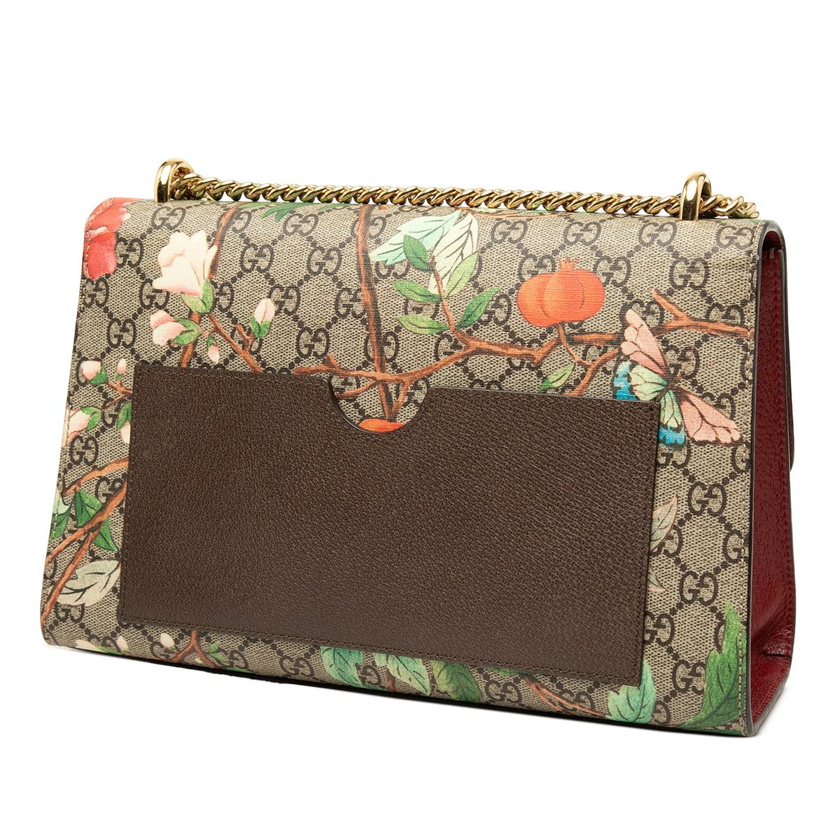 Gucci Medium GG Supreme Tian Padlock Shoulder Bag