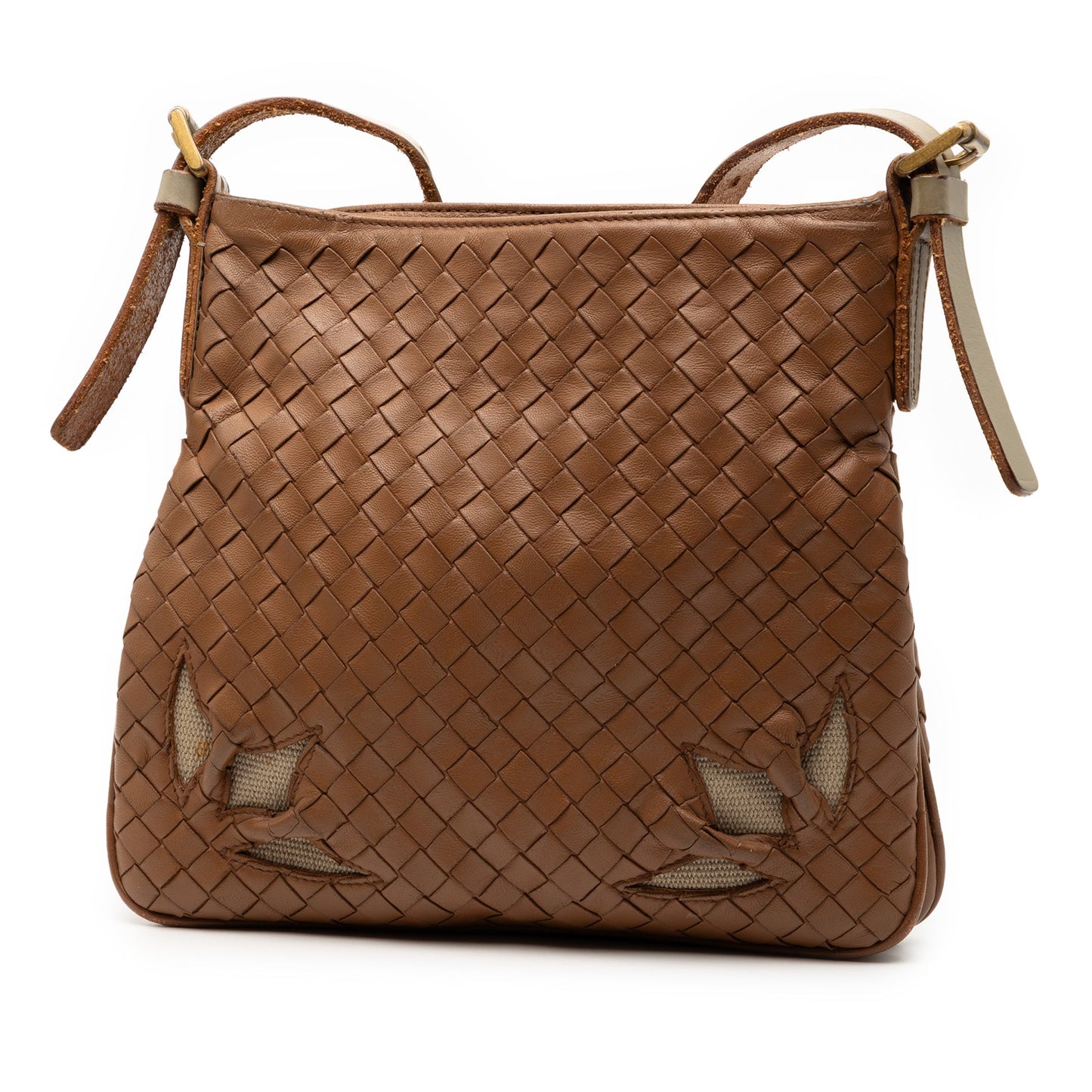 Bottega Veneta Nappa Intrecciato Cutwork Crossbody